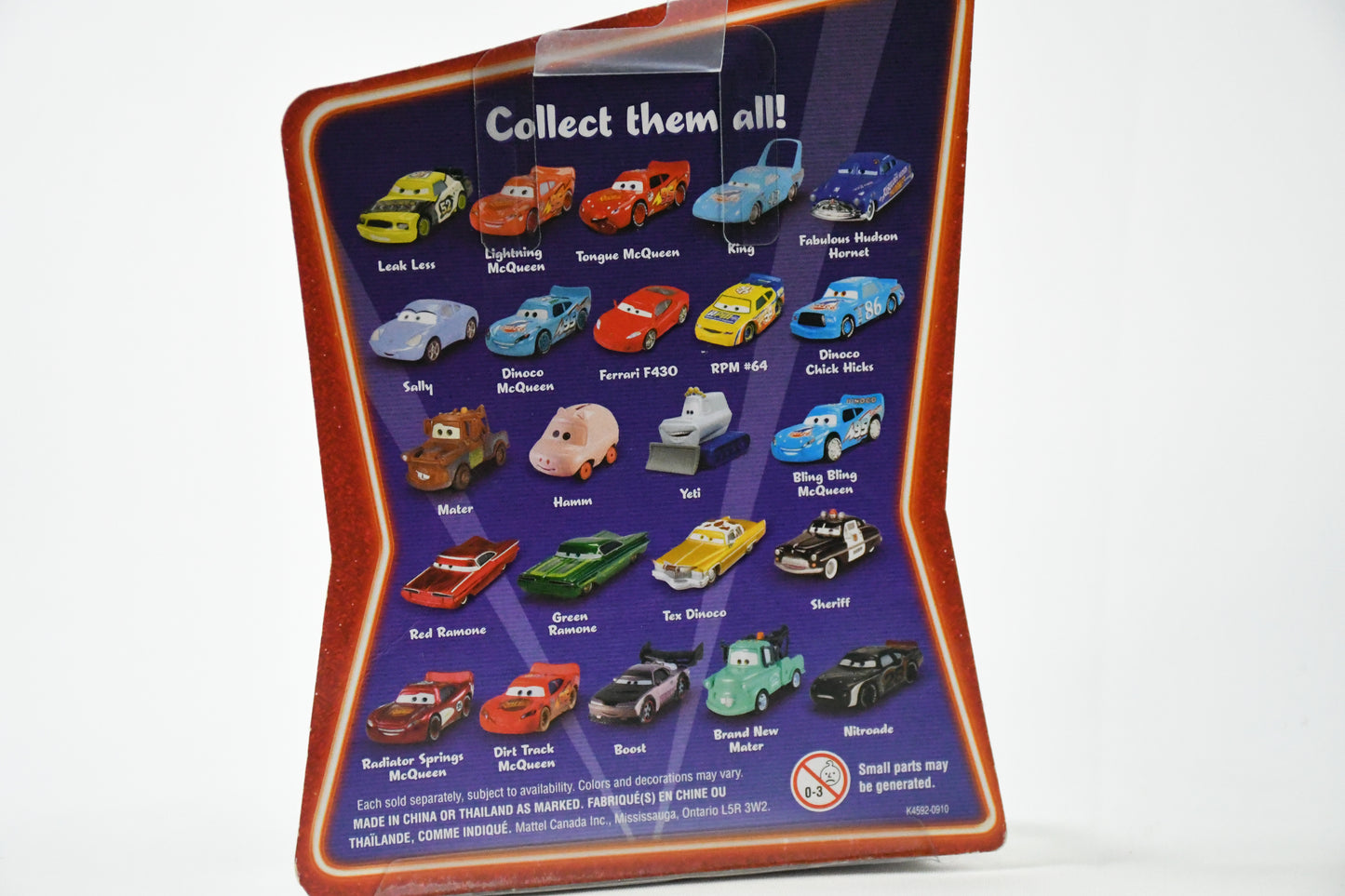 Disney-Pixar- Cars-Mattel- Ferrari F430-Supercharge-K4592 L0545