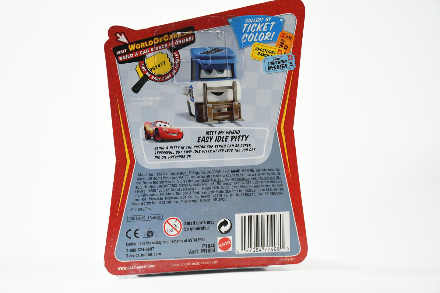 Disney- Pixar- Cars-Hank "Halloween" Murphy-#85- Race O Rama-P1646 M1054