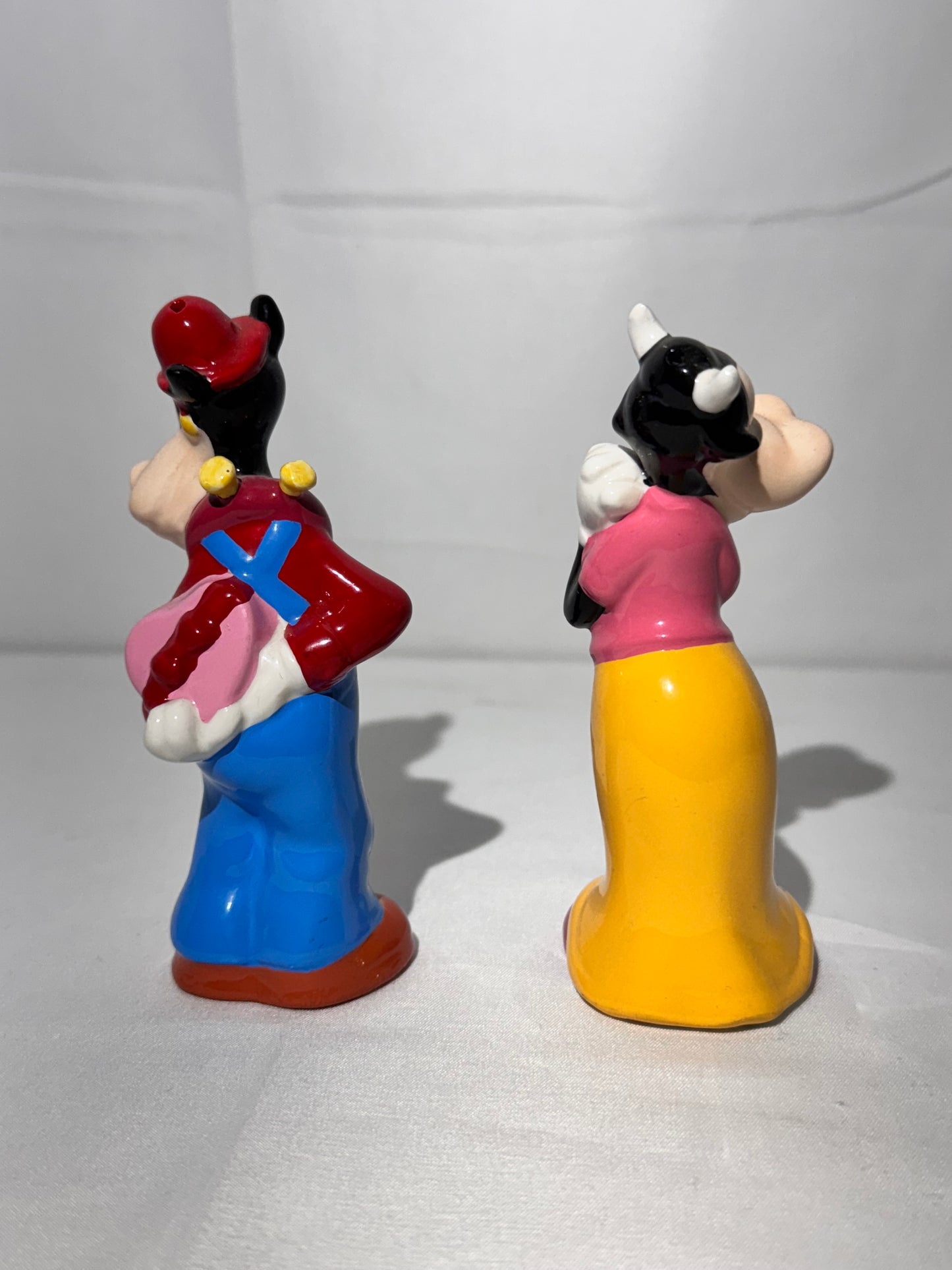 vintage Disney Horace Horsecollar & Clarabelle Cow Salt and Pepper Shakers