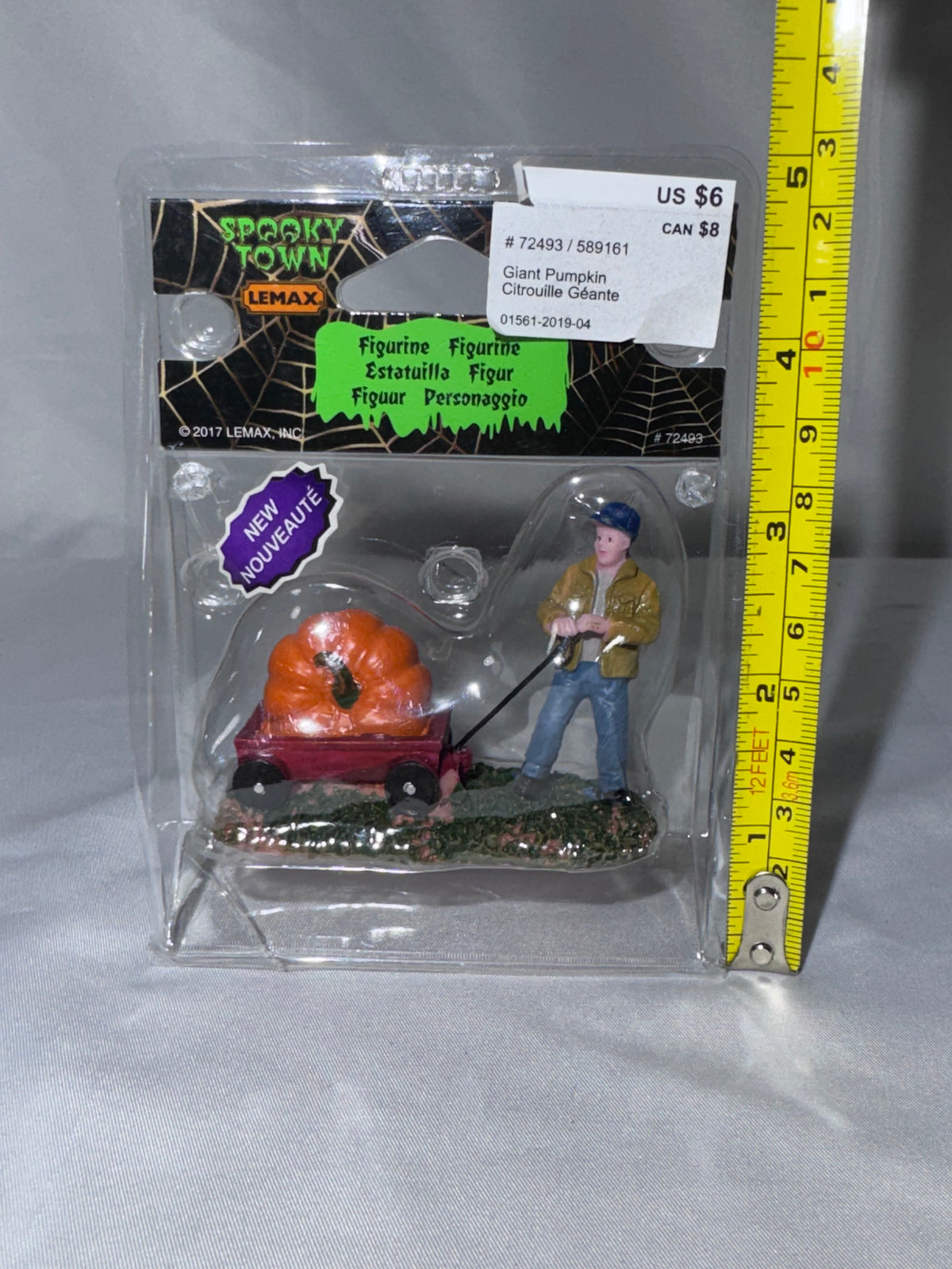 Lemax Spooky Town Giant Pumpkin #72493 – Retired – Unopened Package