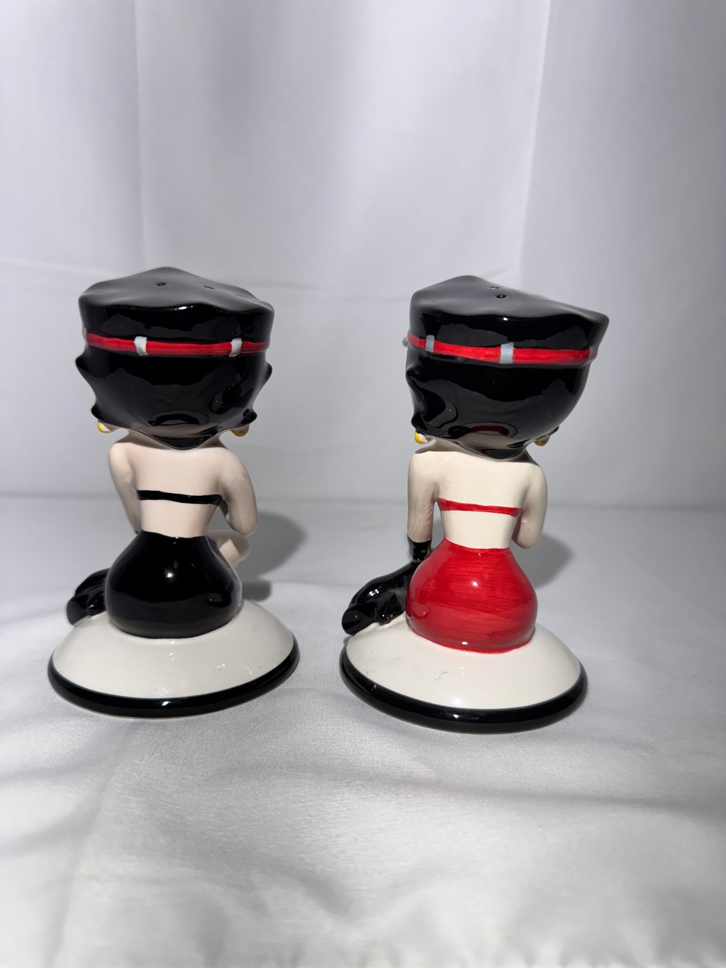 Betty Boop Biker Salt & Pepper Shakers – 2003 King Features Syndicate – Original Stoppers