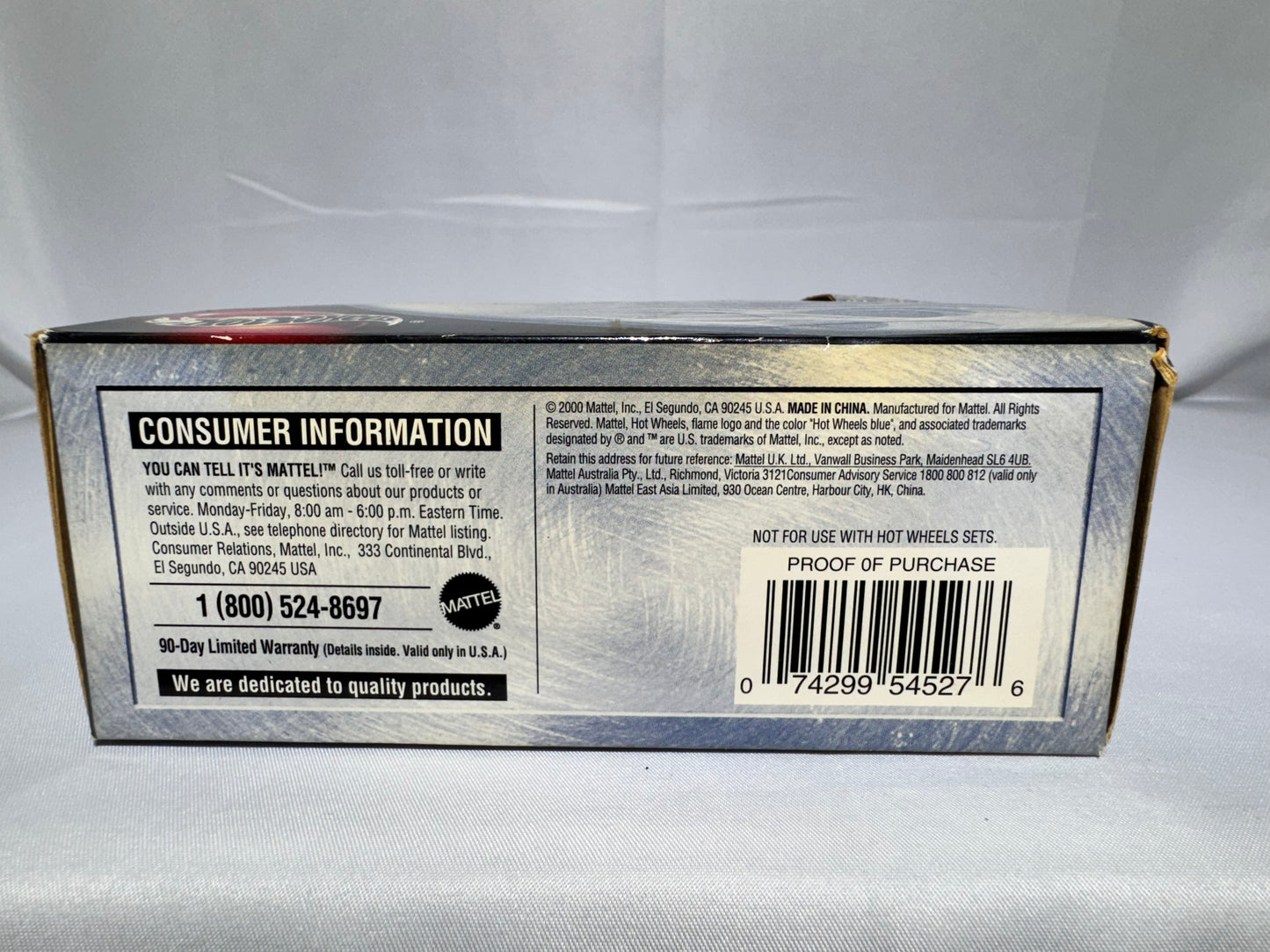 Hot Wheels Streetliner – Limited Edition Diecast (2000 Mattel)