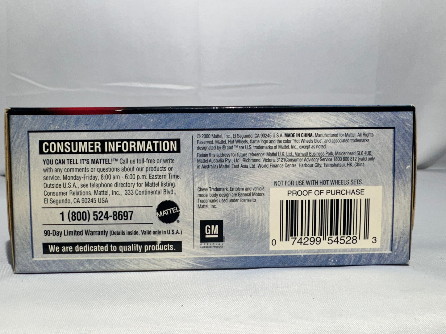 Hot Wheels 1937 Chevy – Blue & White Limited Edition Diecast (Mattel)