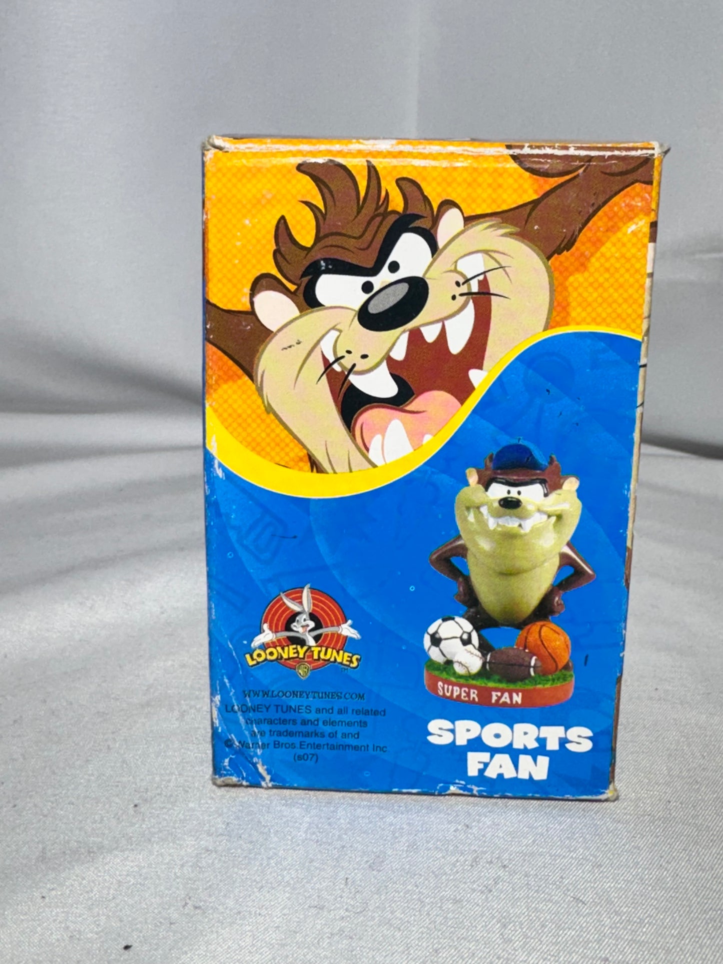 Looney Tunes Taz “Super Fan” Mini Bobble Head – Original Box