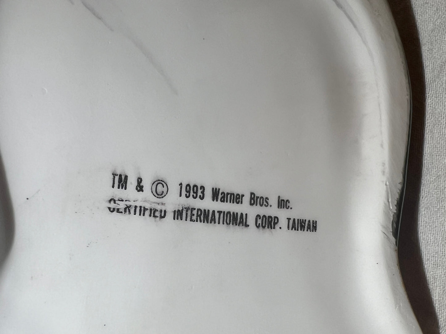 Daffy Duck - 12” cookie Jar - Baseball-1993 Warner Brothers- Looney Tunes