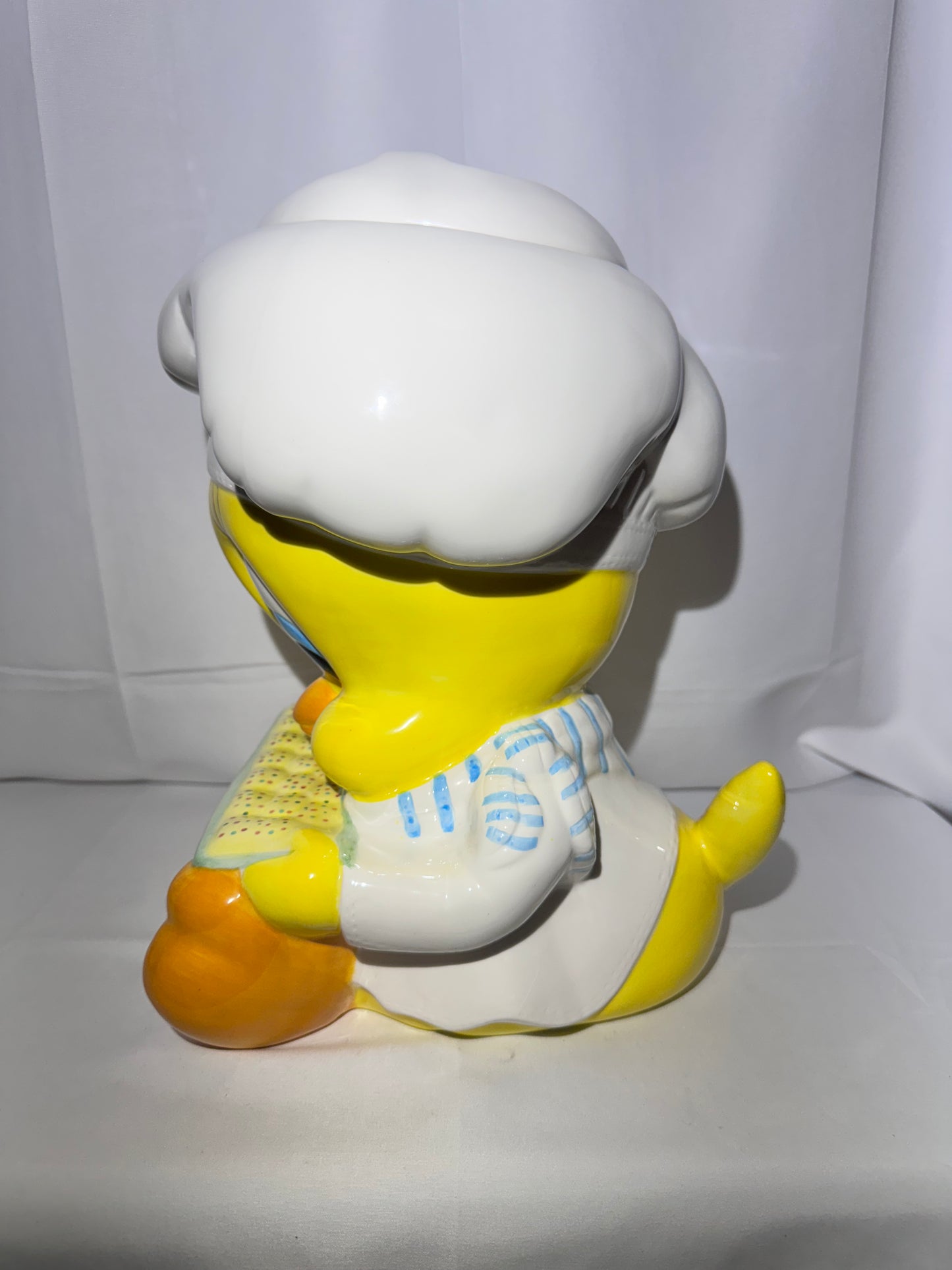 Tweety Bird- 13” Cookie Jar with sound box- Baking - Gibson- Looney Tunes- Warner Brothers