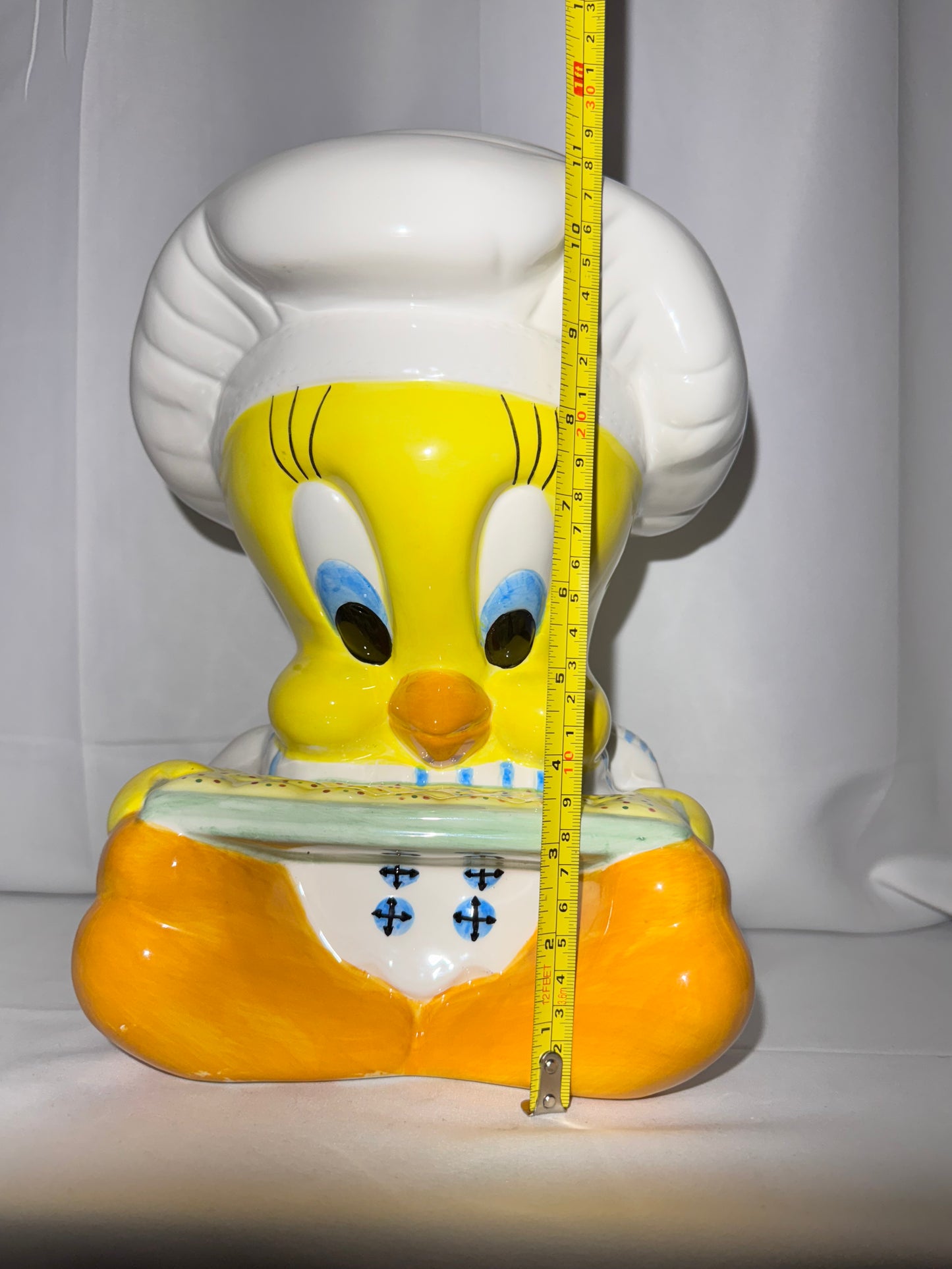 Tweety Bird- 13” Cookie Jar with sound box- Baking - Gibson- Looney Tunes- Warner Brothers