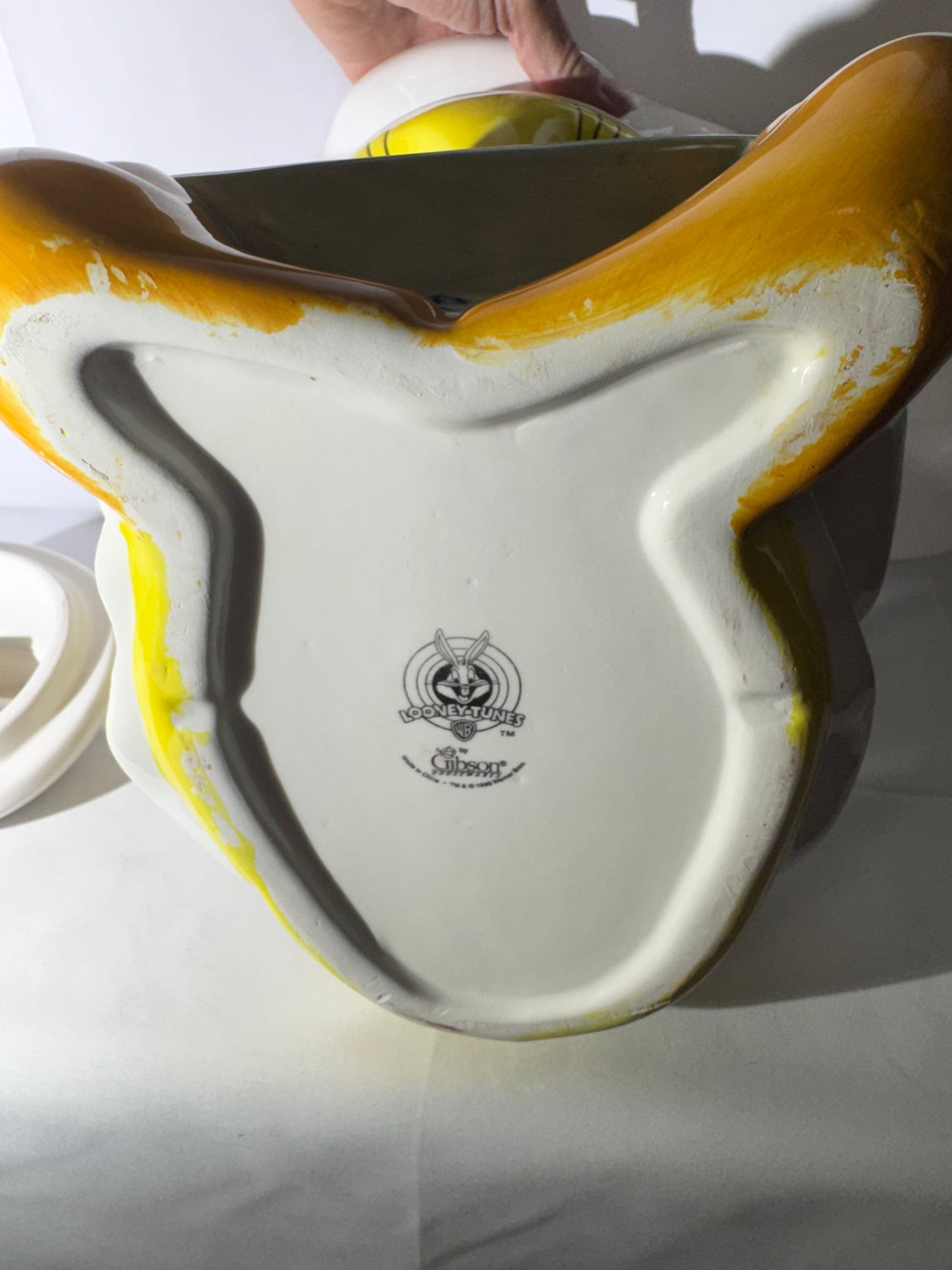 Tweety Bird- 13” Cookie Jar with sound box- Baking - Gibson- Looney Tunes- Warner Brothers