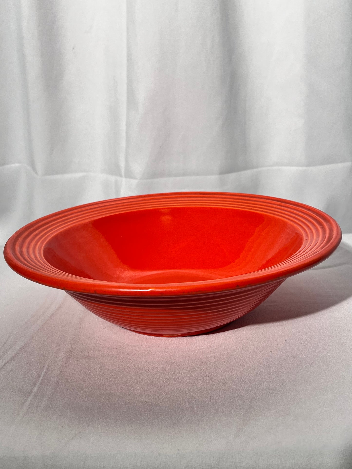 Bauer Pottery- Los Angeles - Vintage - Orange- Ring ware - 9 1/2” bowl