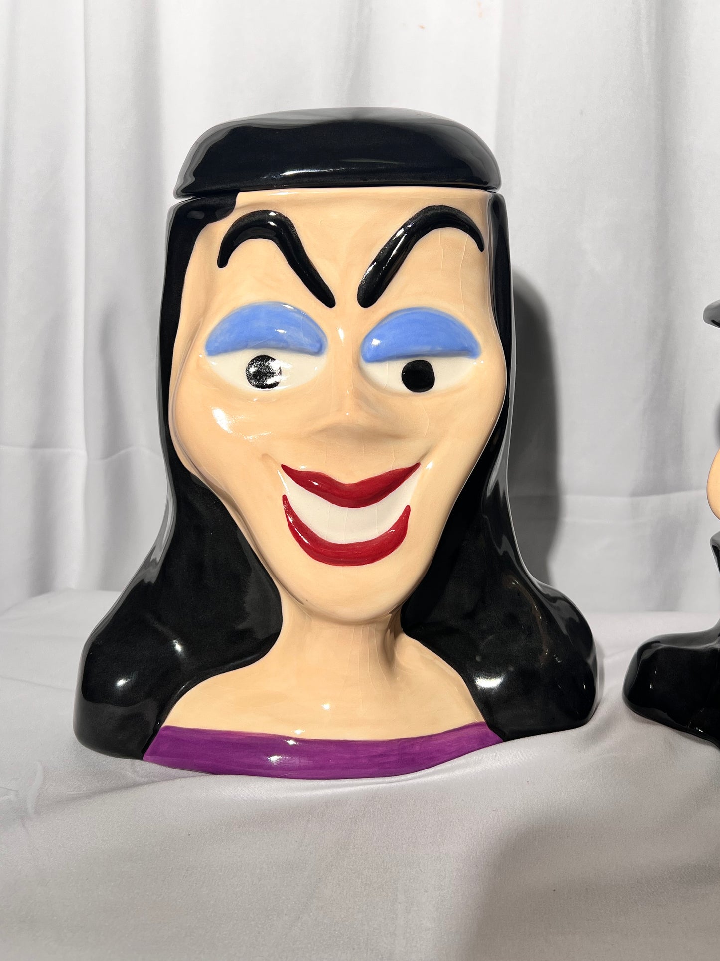 Natasha and Boris - Cookie Jars - rocky and Bullwinkle cartoon- both numbered 21/100