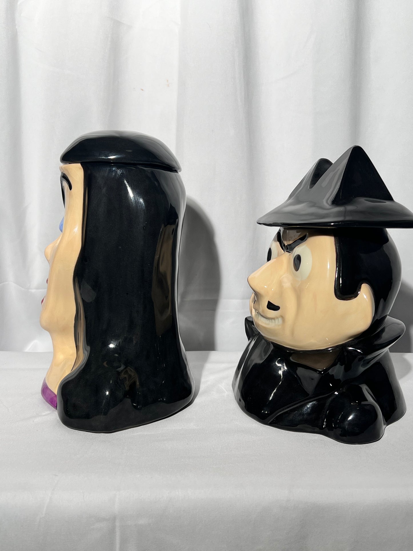 Natasha and Boris - Cookie Jars - rocky and Bullwinkle cartoon- both numbered 21/100