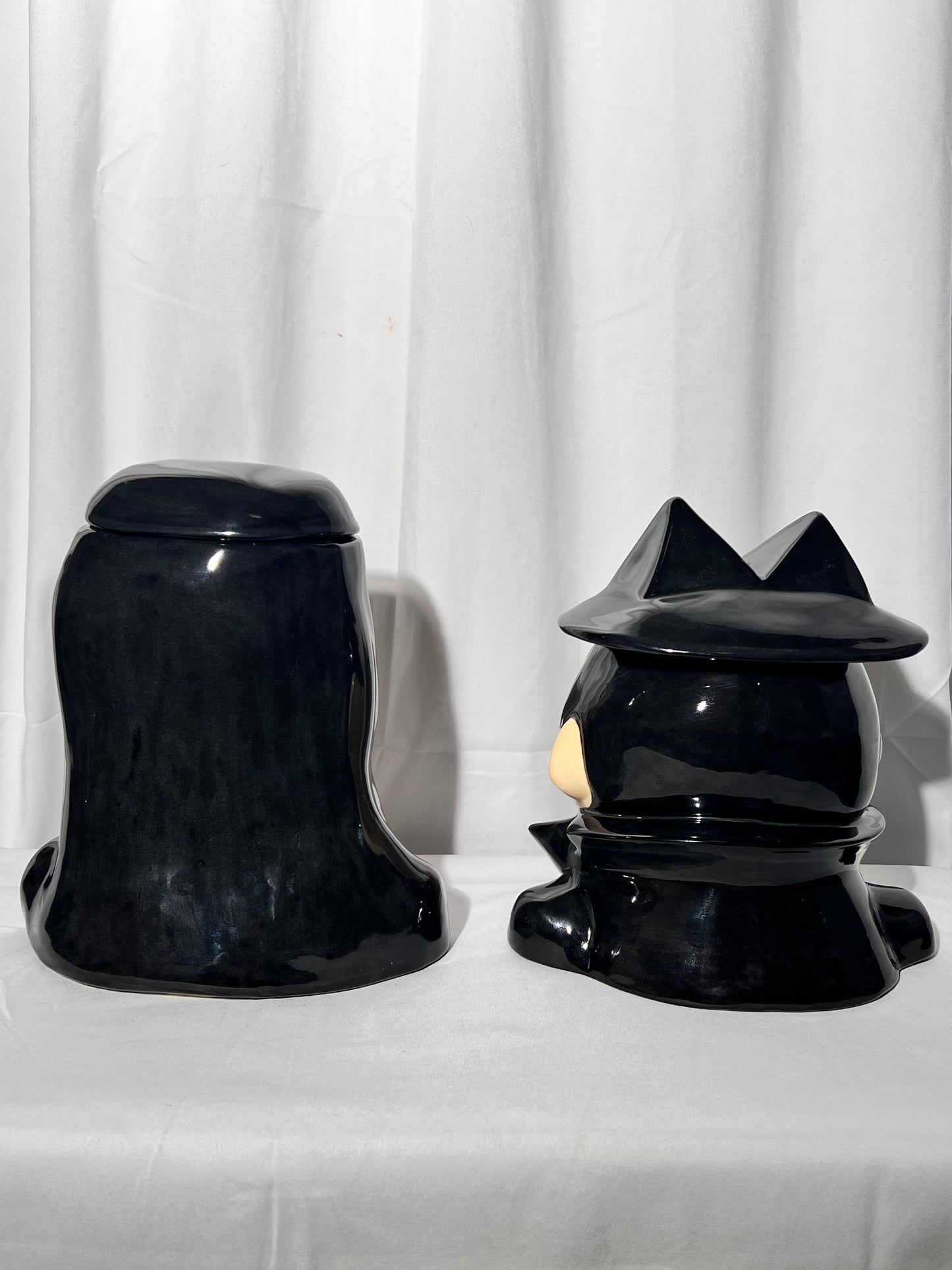 Natasha and Boris - Cookie Jars - rocky and Bullwinkle cartoon- both numbered 21/100
