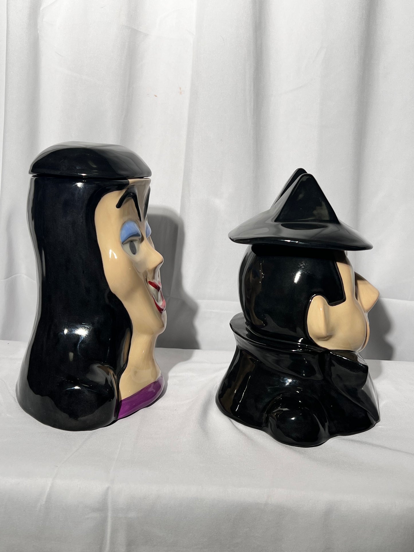 Natasha and Boris - Cookie Jars - rocky and Bullwinkle cartoon- both numbered 21/100
