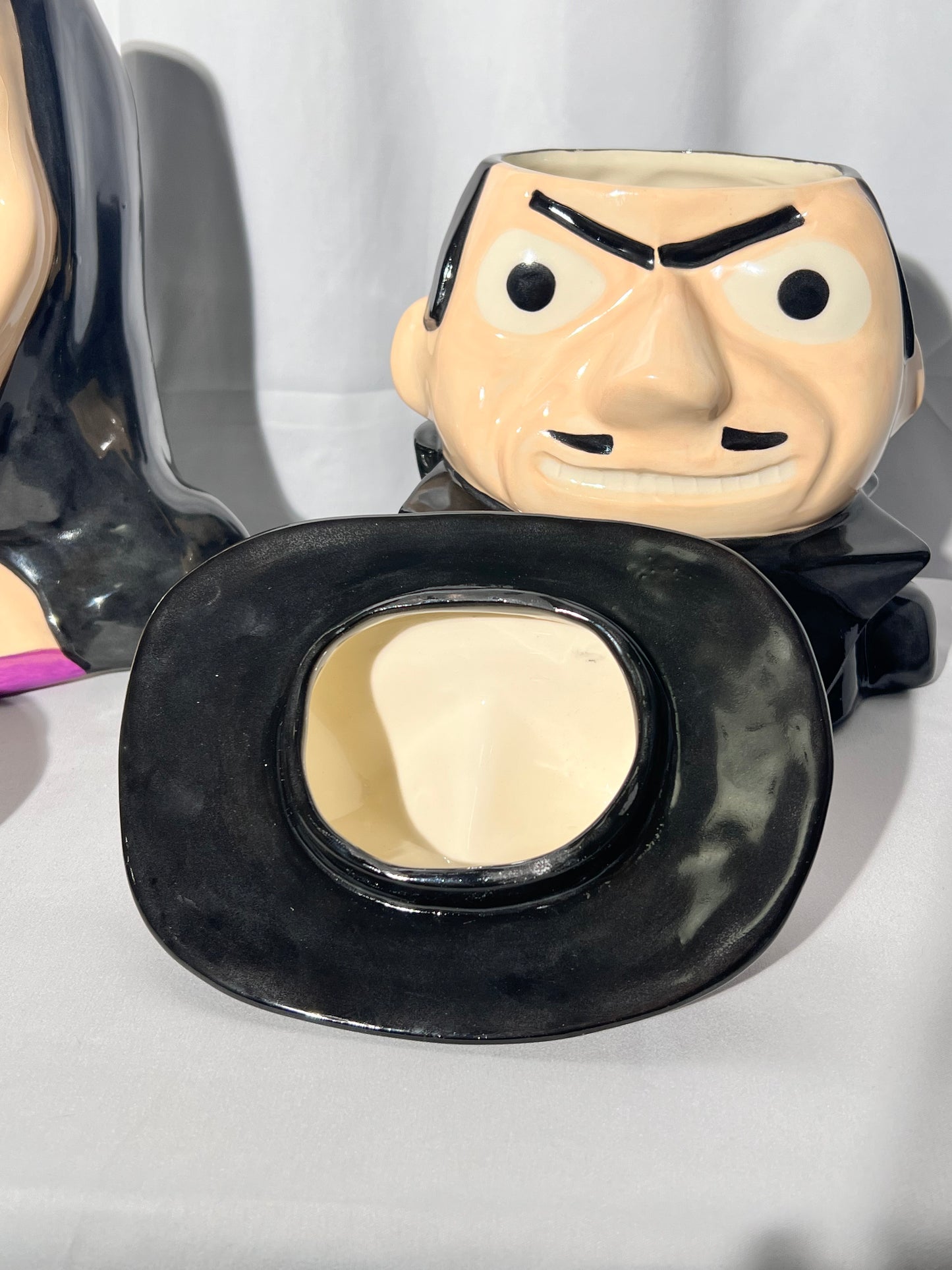 Natasha and Boris - Cookie Jars - rocky and Bullwinkle cartoon- both numbered 21/100