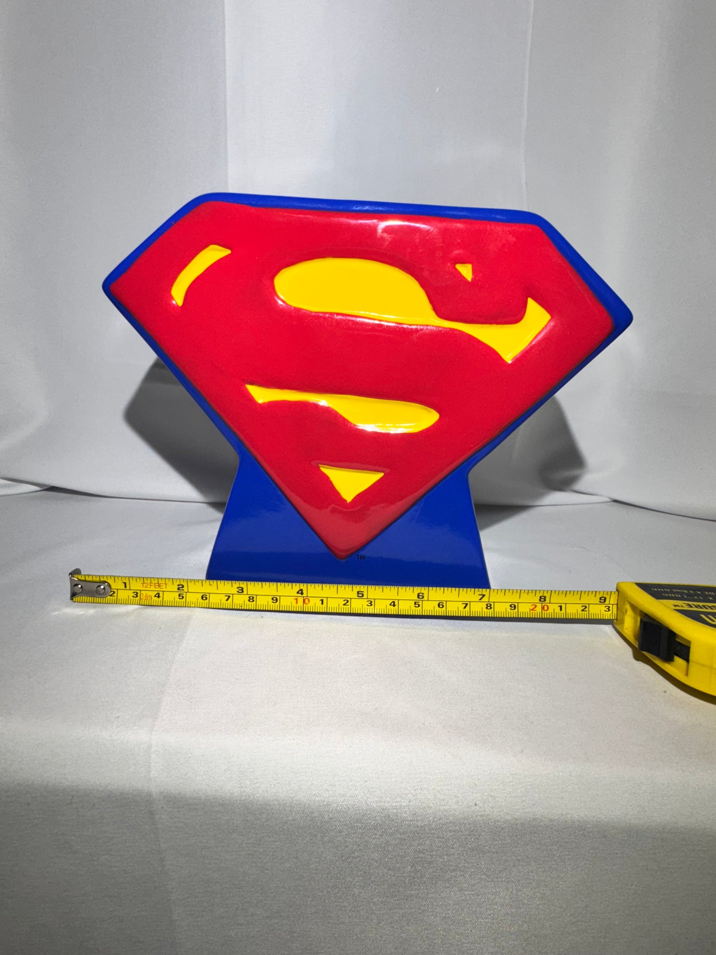 Superman - Ceramic Bank - Warner Brothers- DC Comics - logo