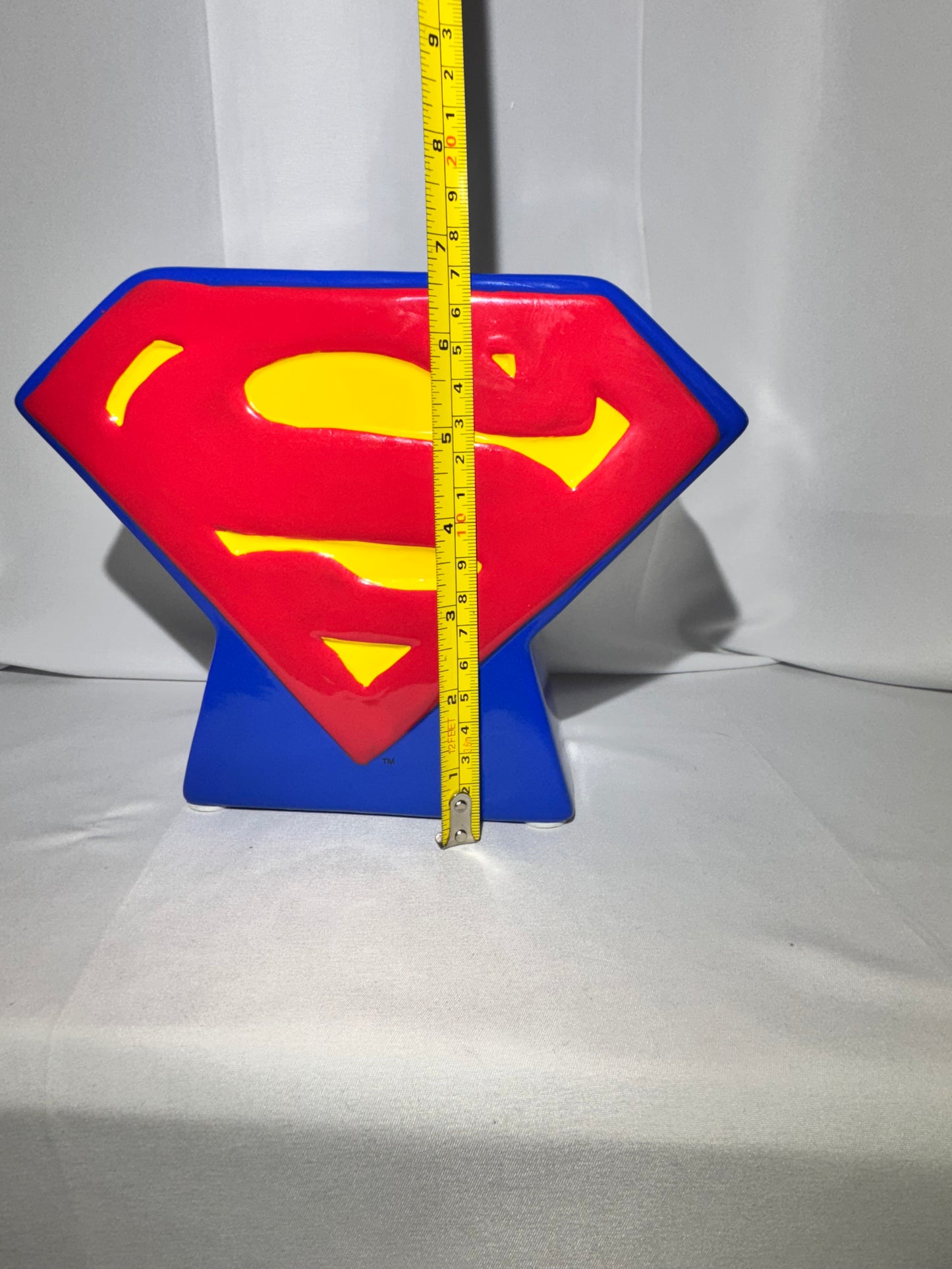Superman - Ceramic Bank - Warner Brothers- DC Comics - logo