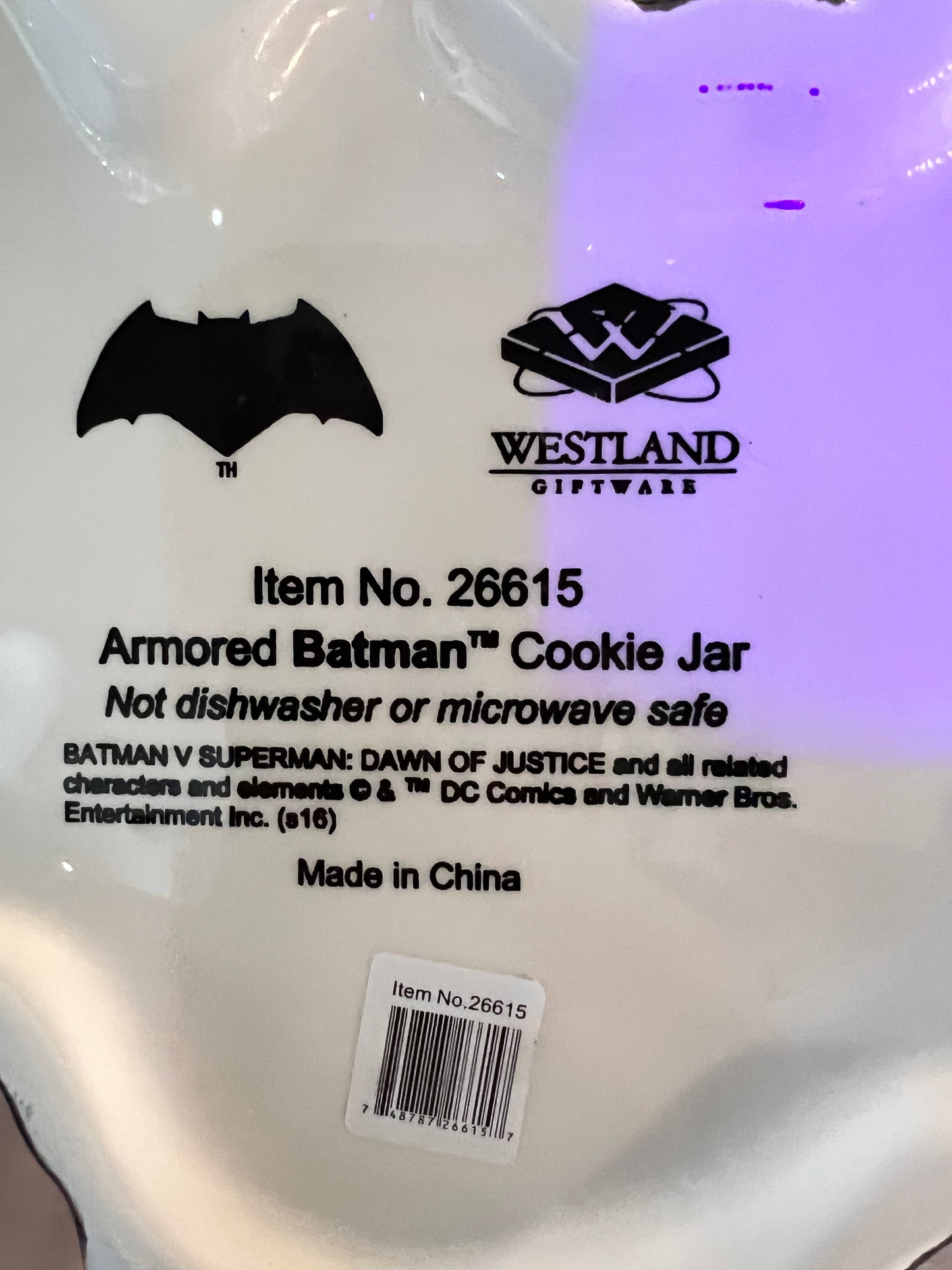 Armor Batman Cookie Jar