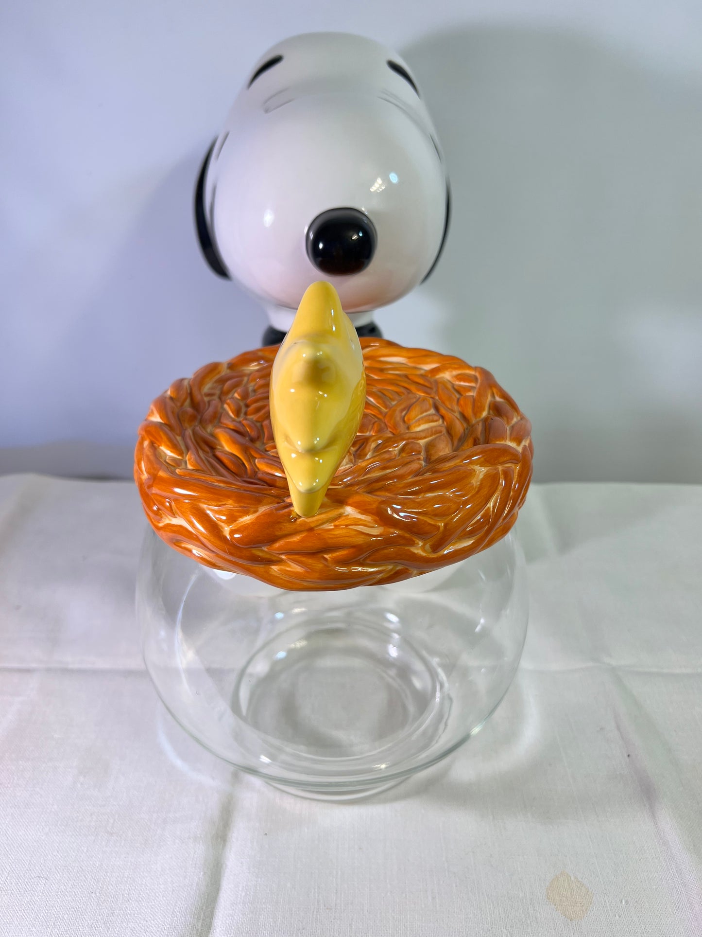 Snoopy and Woodstock cookie jar