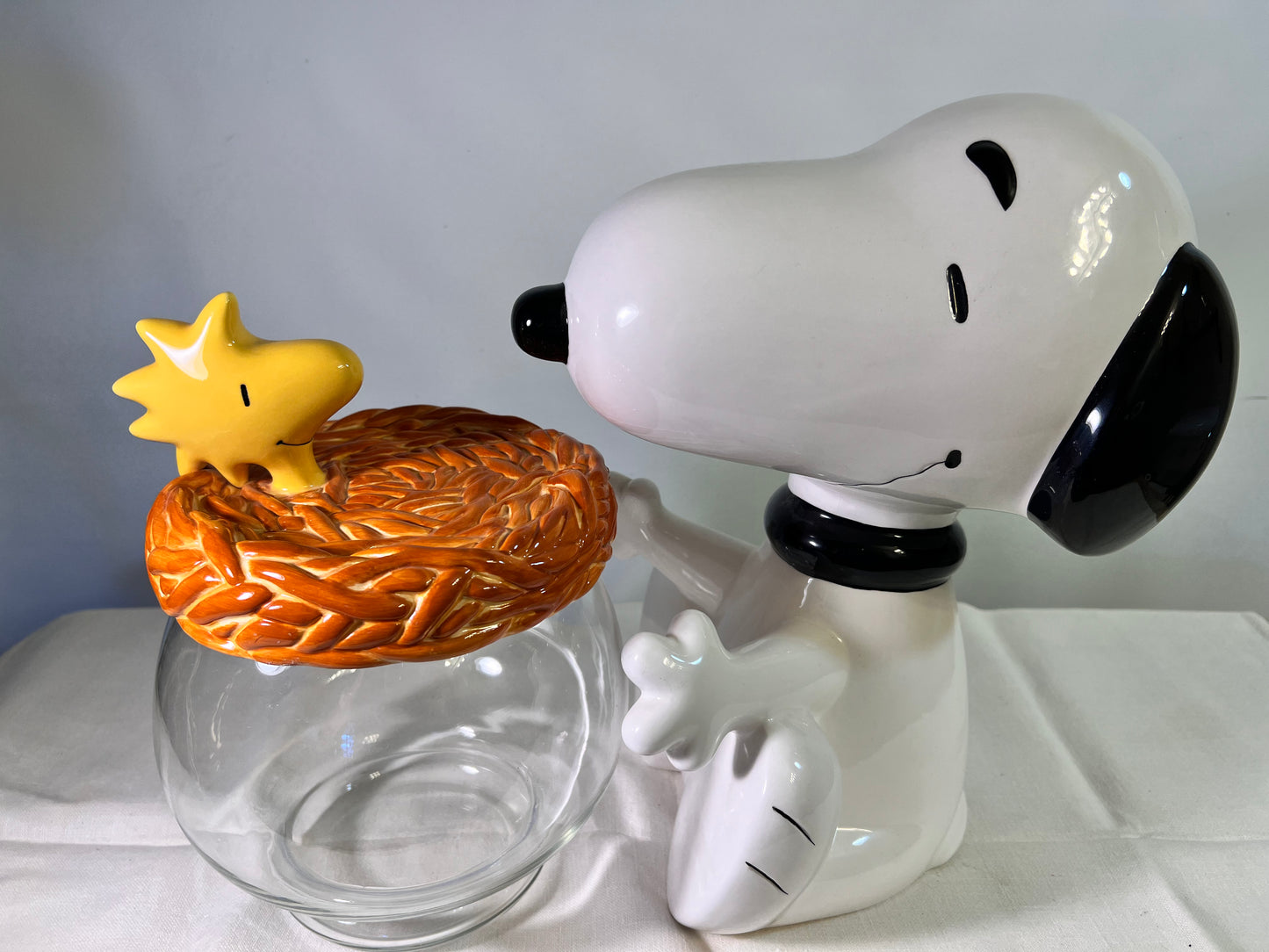 Snoopy and Woodstock cookie jar