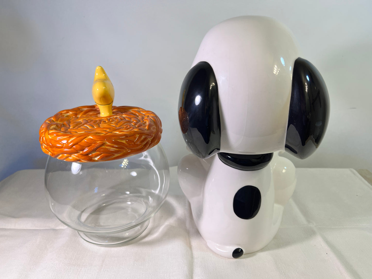 Snoopy and Woodstock cookie jar