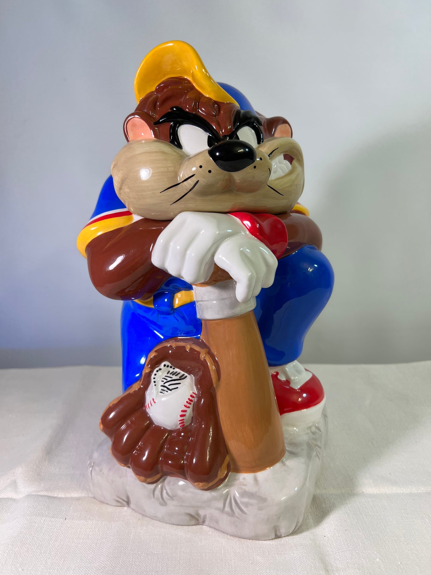 Taz Cookie Jar - “Batter Up” - Looney Tunes- Warner Bros