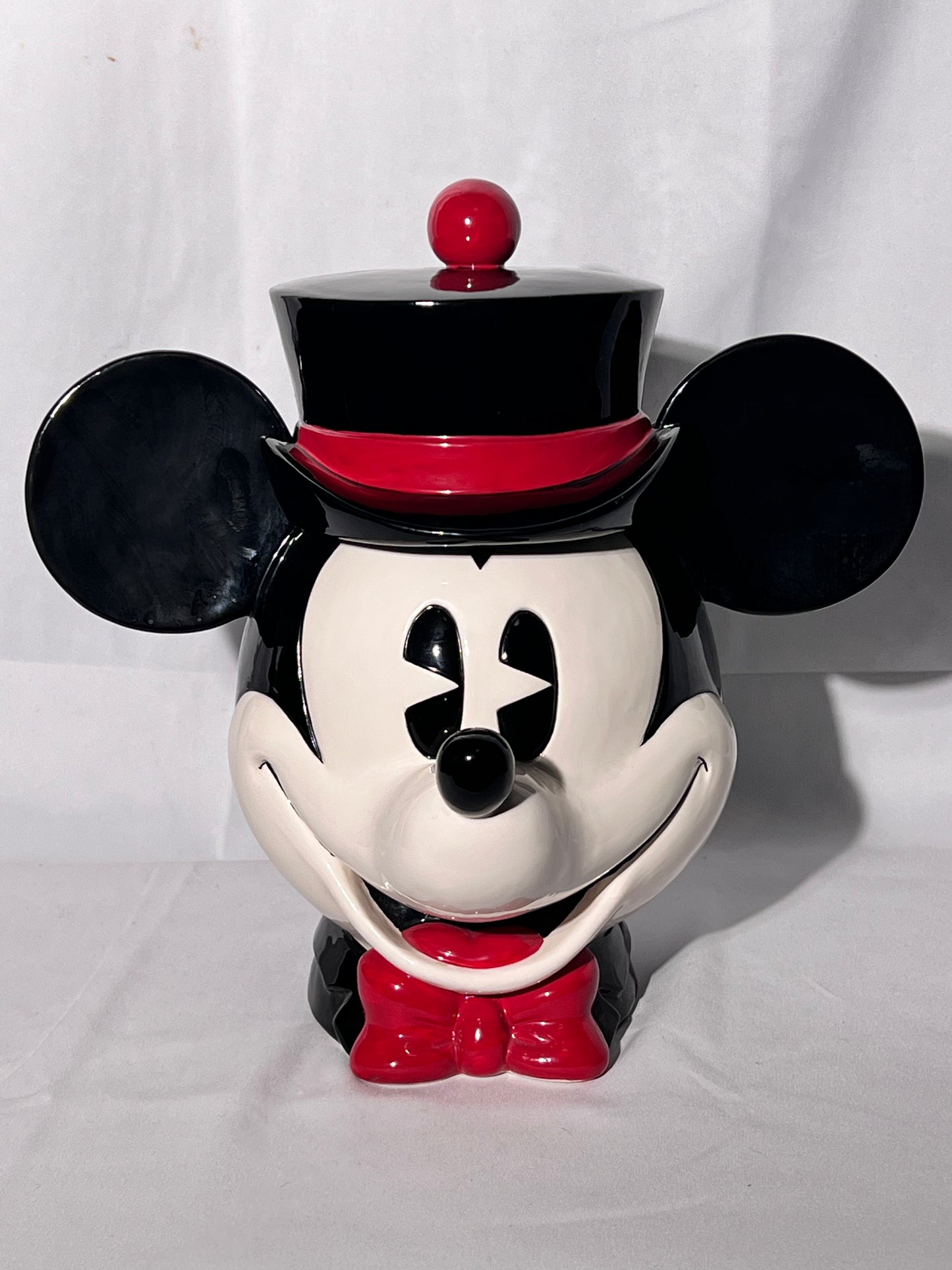 Mickey Mouse - 12 1/2” Cookie Jar - Disney- Enesco - made in Malaysia