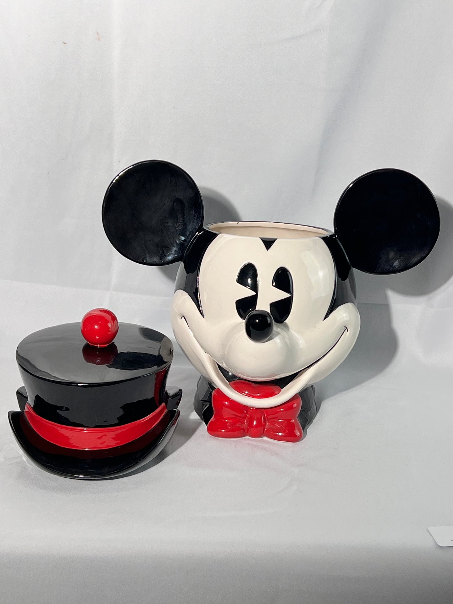 Mickey Mouse - 12 1/2” Cookie Jar - Disney- Enesco - made in Malaysia
