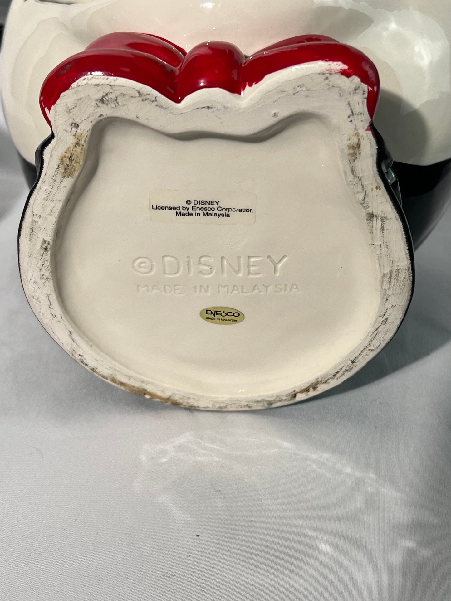 Mickey Mouse - 12 1/2” Cookie Jar - Disney- Enesco - made in Malaysia