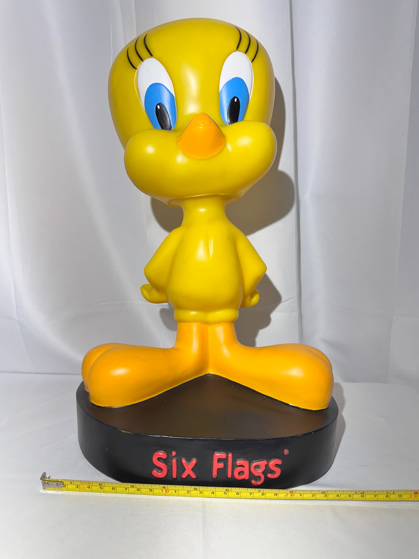 Tweety Bird- 17” Bank - Six Flags- Looney Tunes-Warner Brothers-1997