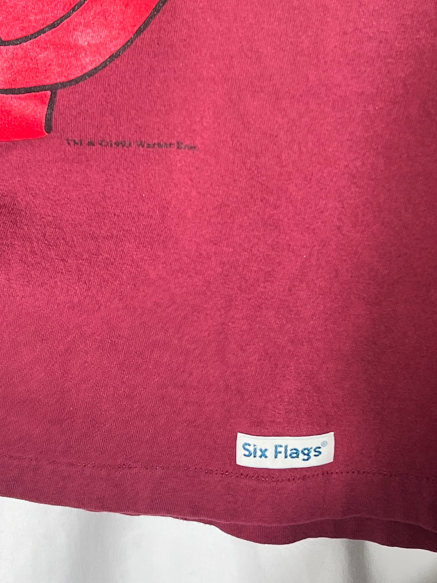 Marvin the Martian & instant Martian - Maroon- size XXL - Six Flags- Warner Brothers- looney Tunes