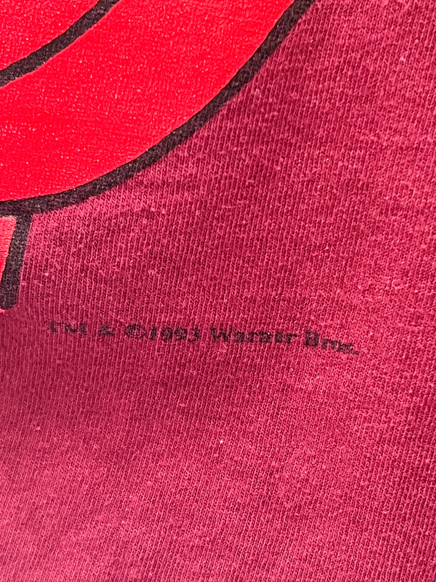 Marvin the Martian & instant Martian - Maroon- size XXL - Six Flags- Warner Brothers- looney Tunes