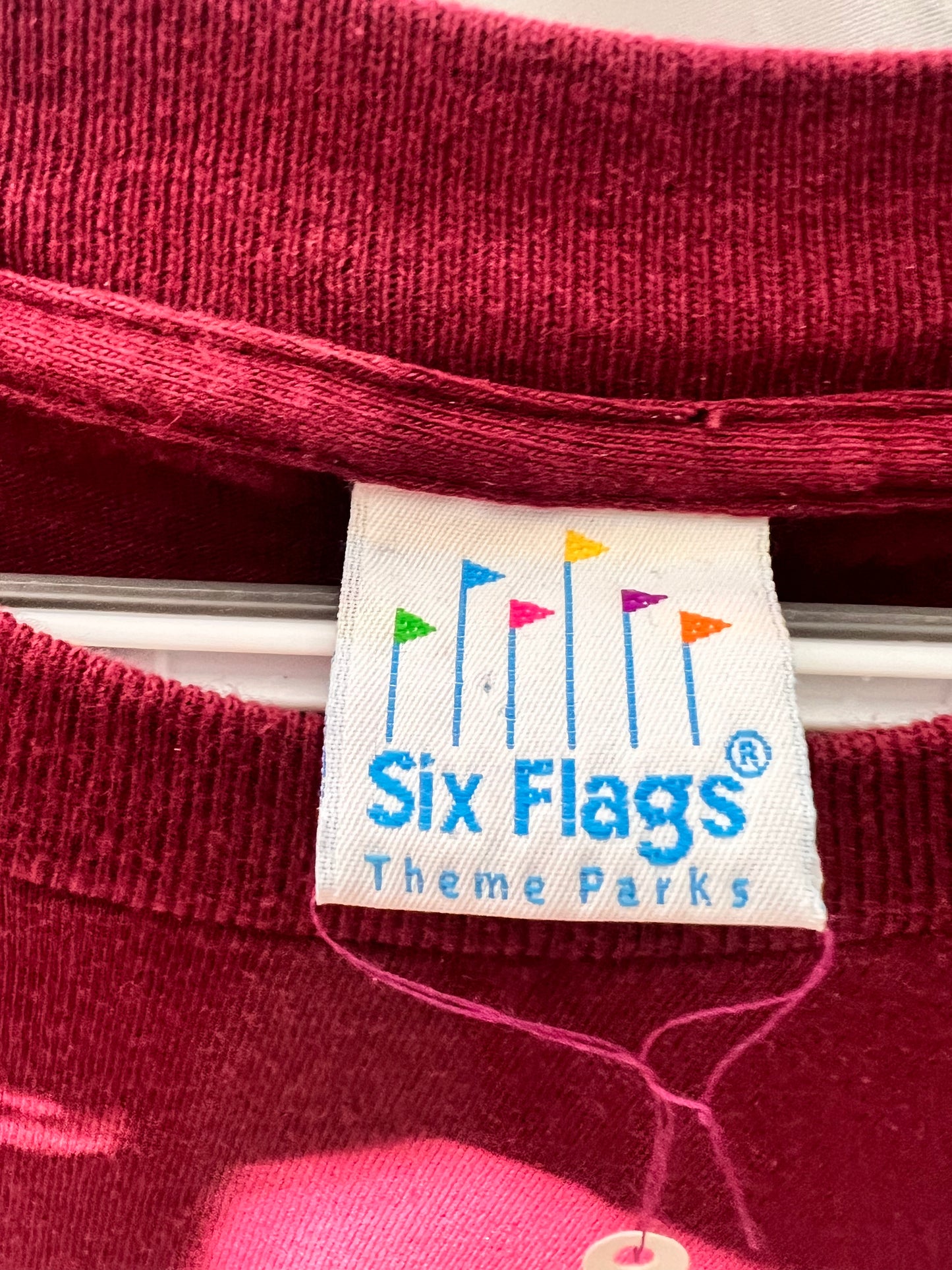 Marvin the Martian & instant Martian - Maroon- size XXL - Six Flags- Warner Brothers- looney Tunes