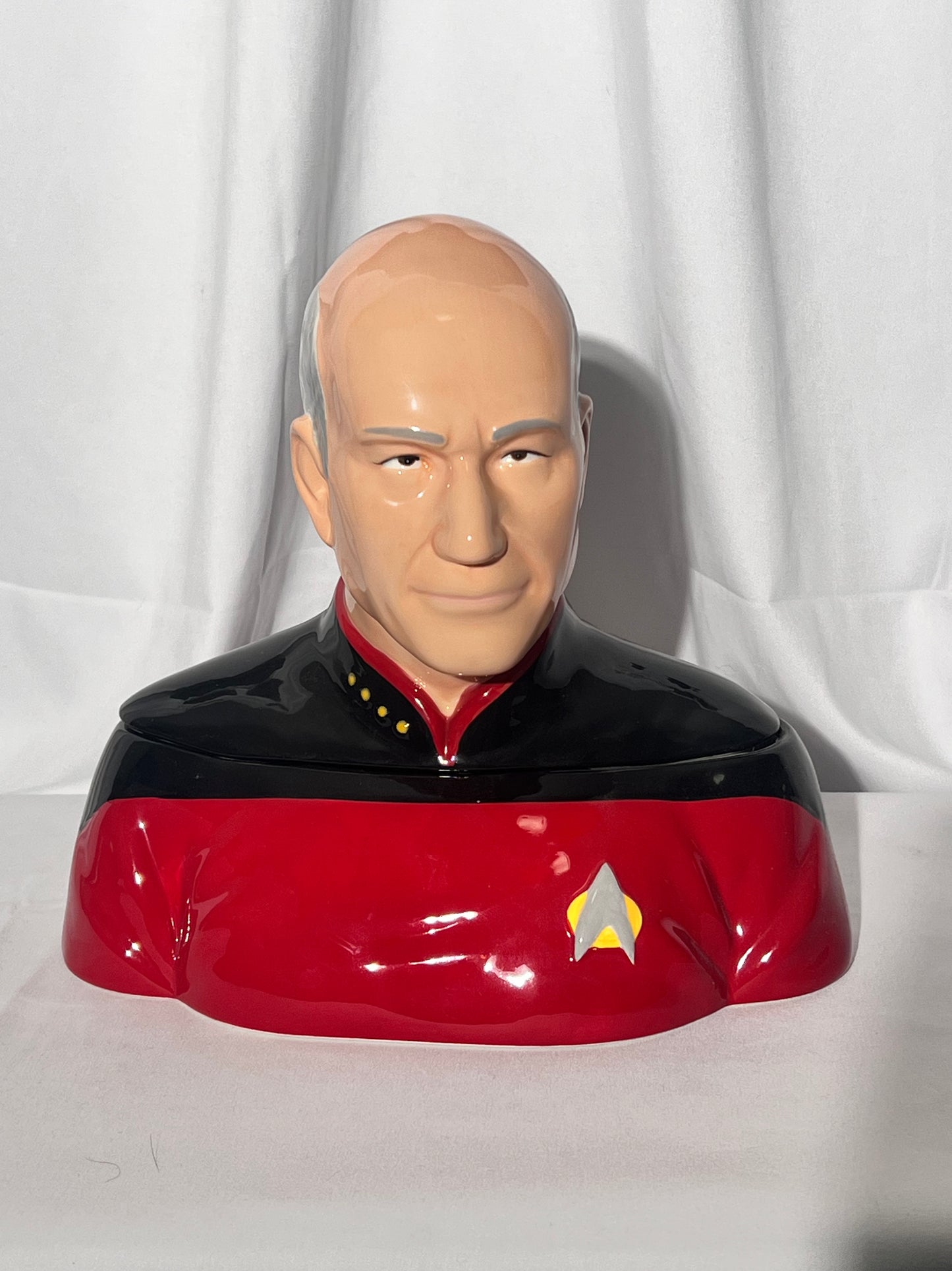 Star Trek - The Next Generation- Captain Picard- cookie jar- Westland Giftware-2014 -