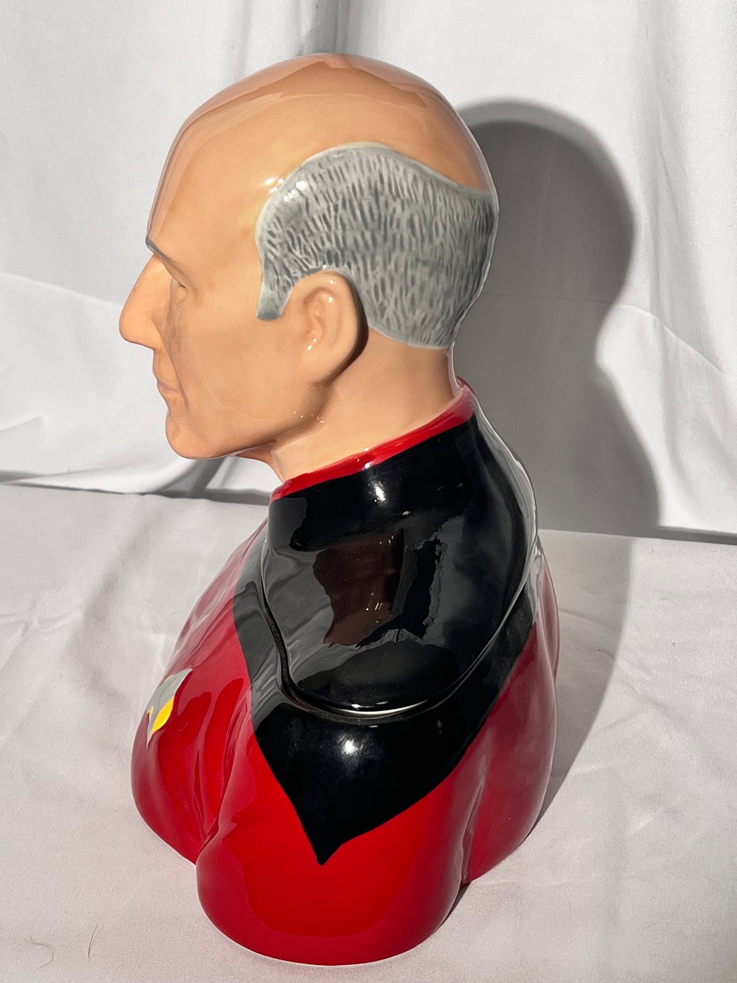 Star Trek - The Next Generation- Captain Picard- cookie jar- Westland Giftware-2014 -