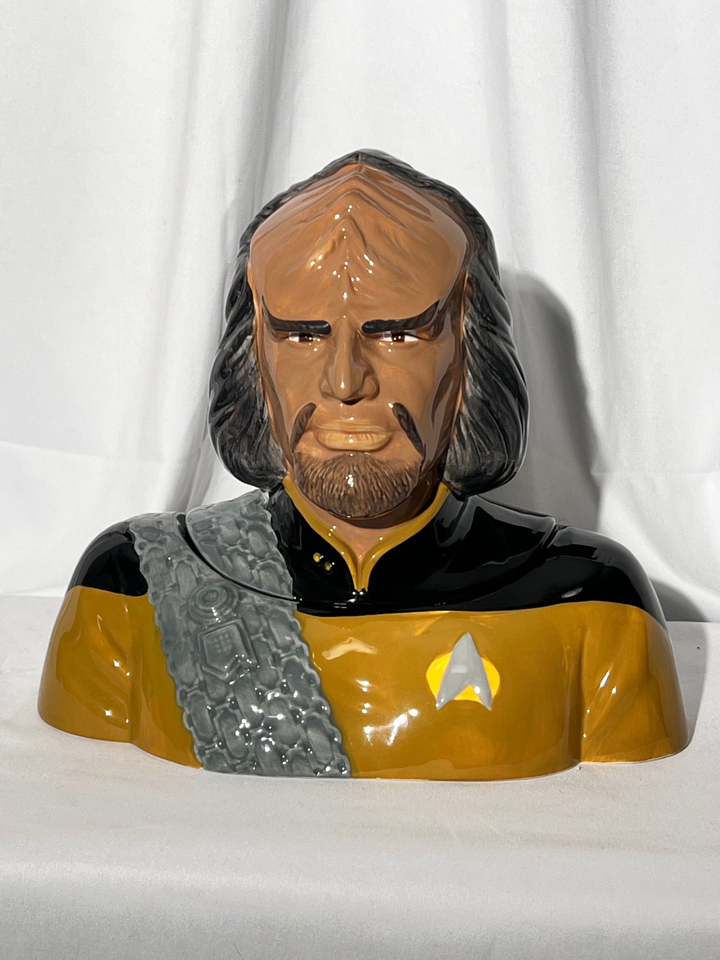 Star Trek - the Next Generation- Worf - Cookie Jar - Westland giftware- item # 21856