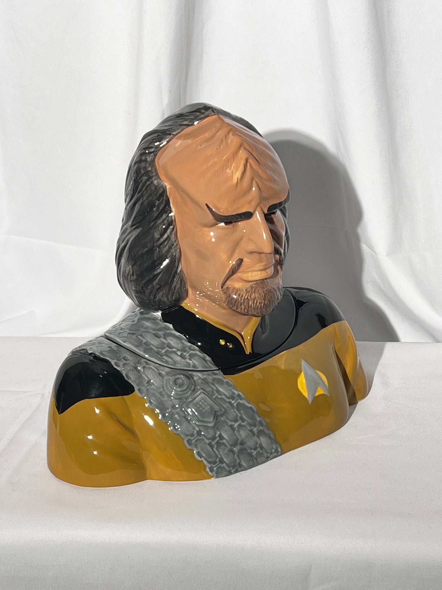 Star Trek - the Next Generation- Worf - Cookie Jar - Westland giftware- item # 21856