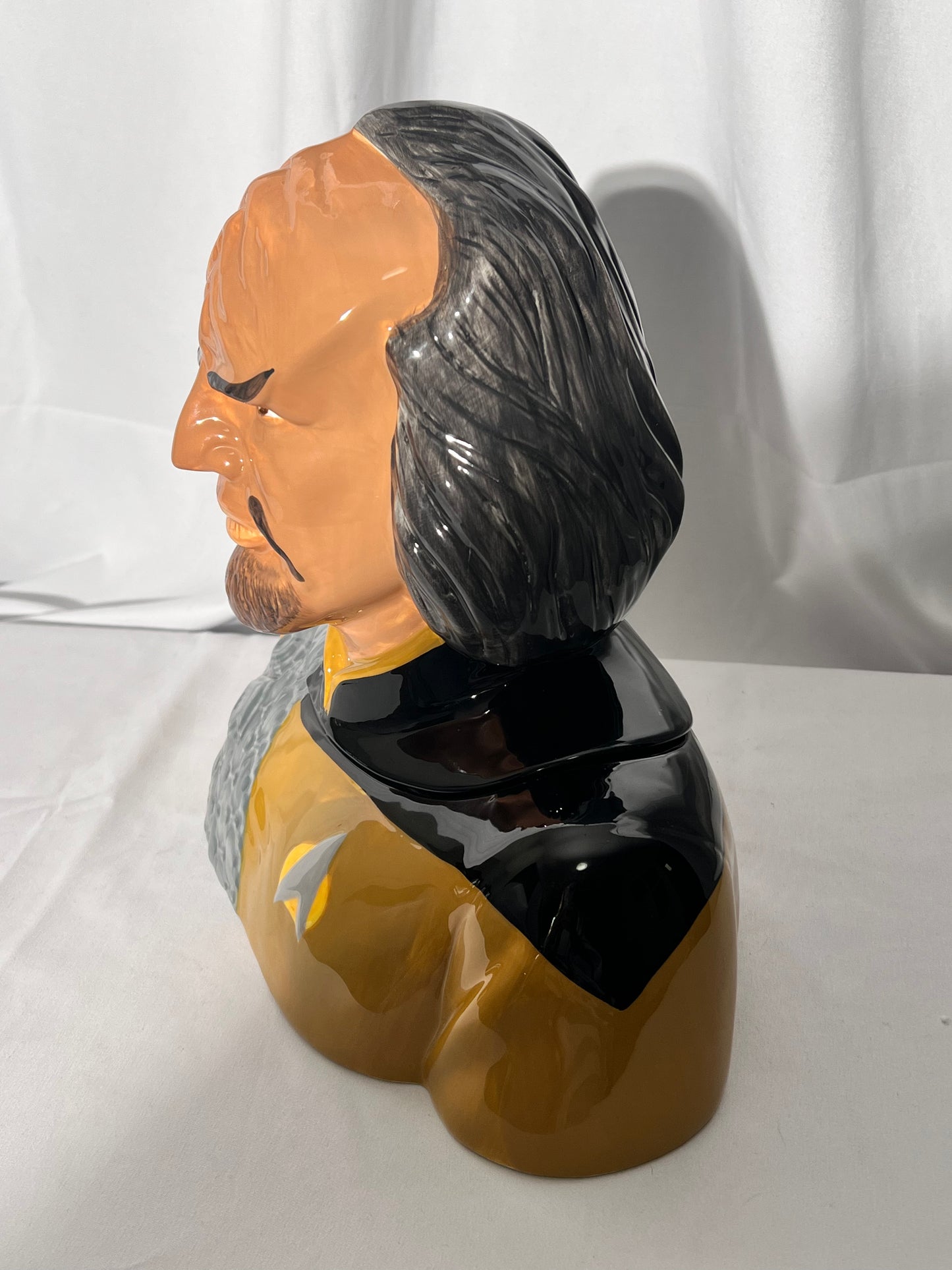 Star Trek - the Next Generation- Worf - Cookie Jar - Westland giftware- item # 21856