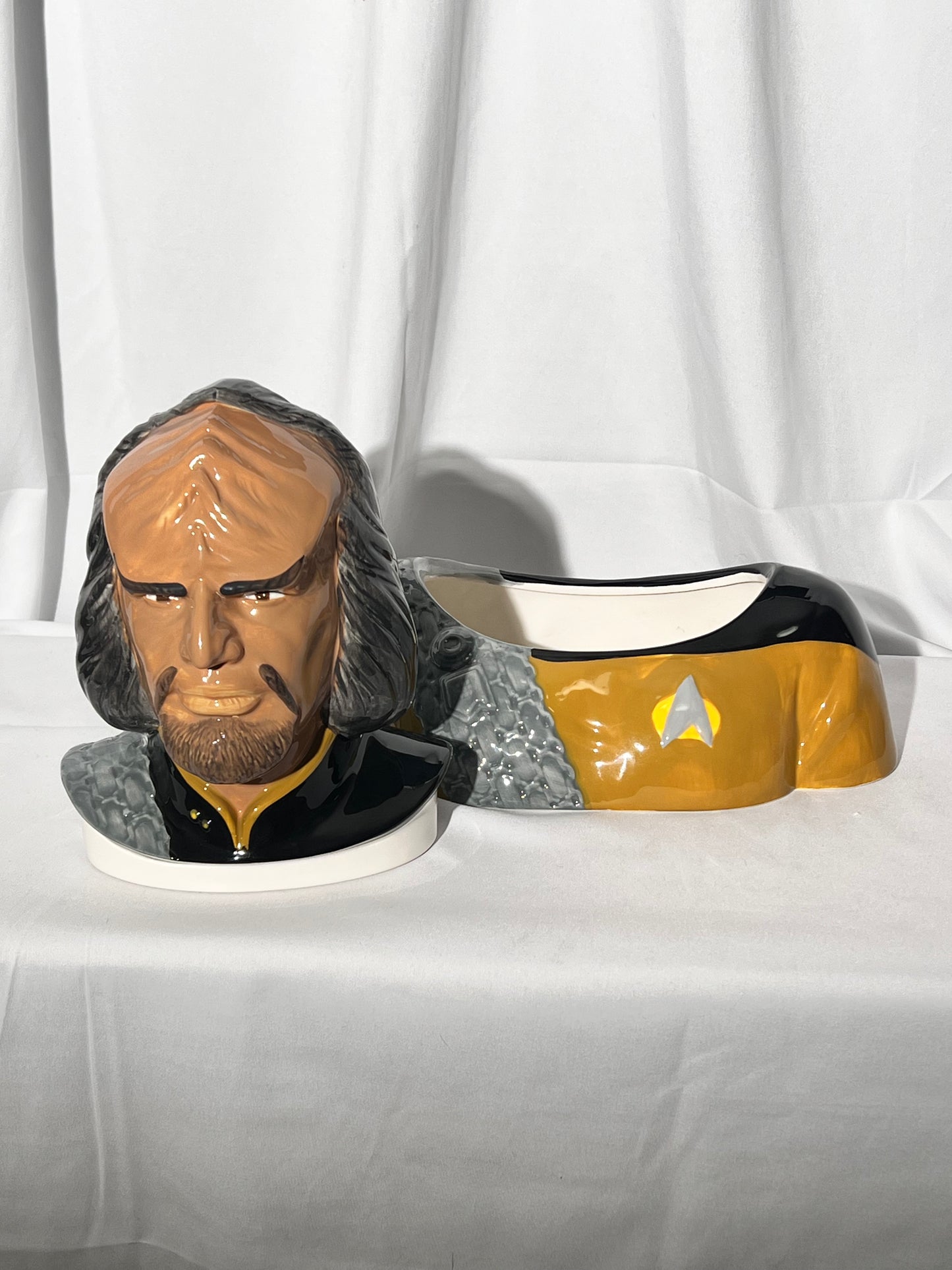 Star Trek - the Next Generation- Worf - Cookie Jar - Westland giftware- item # 21856