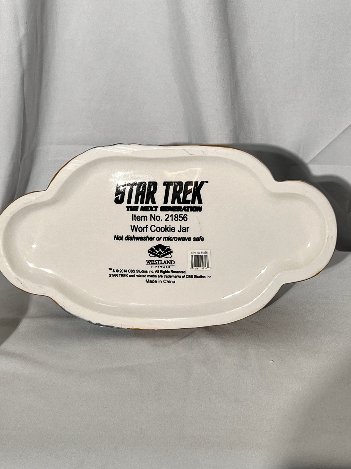 Star Trek - the Next Generation- Worf - Cookie Jar - Westland giftware- item # 21856