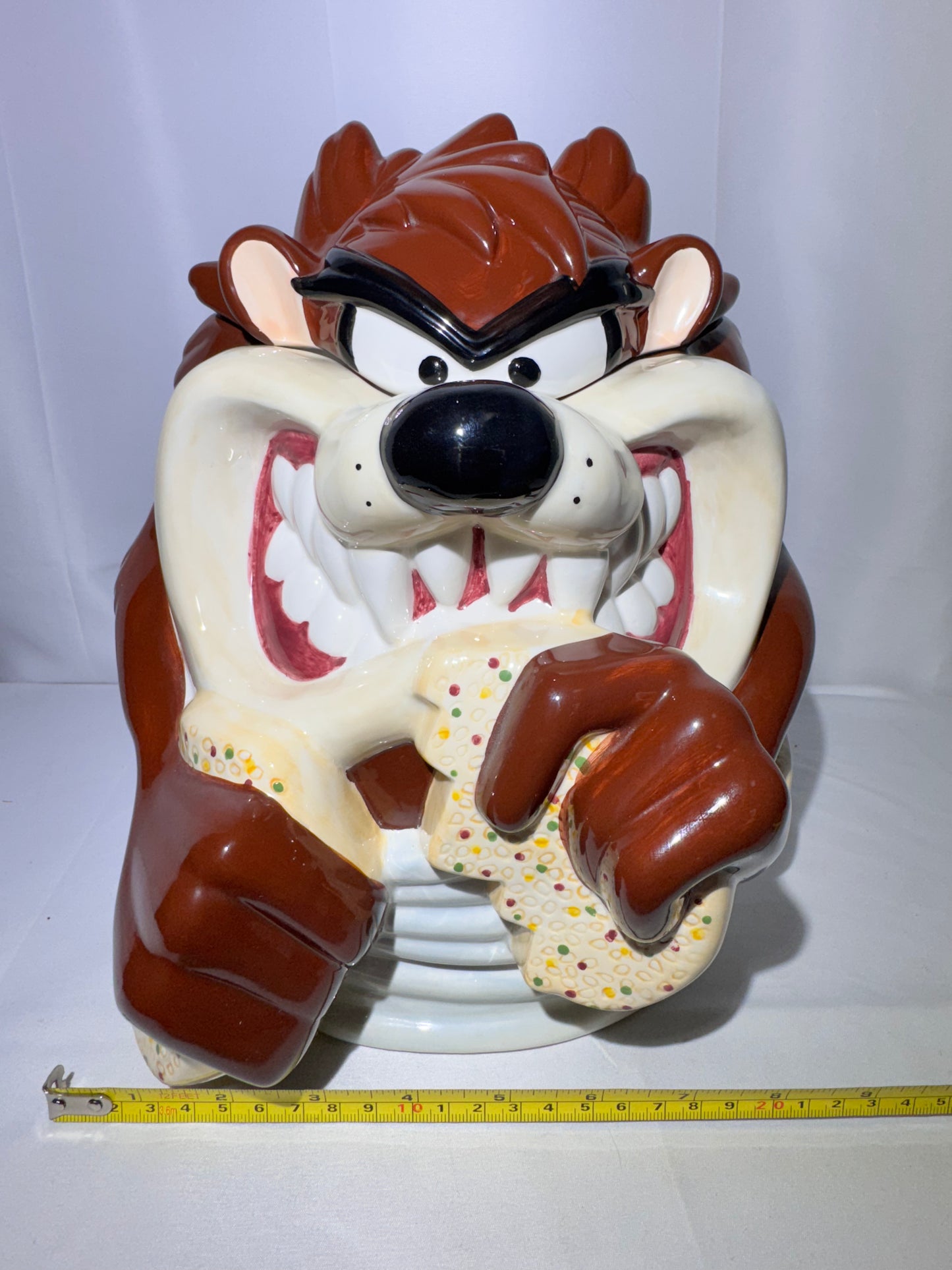 Taz - Cookie Jar - Looney Tunes- Warner Brothers- 1998 - Gibson