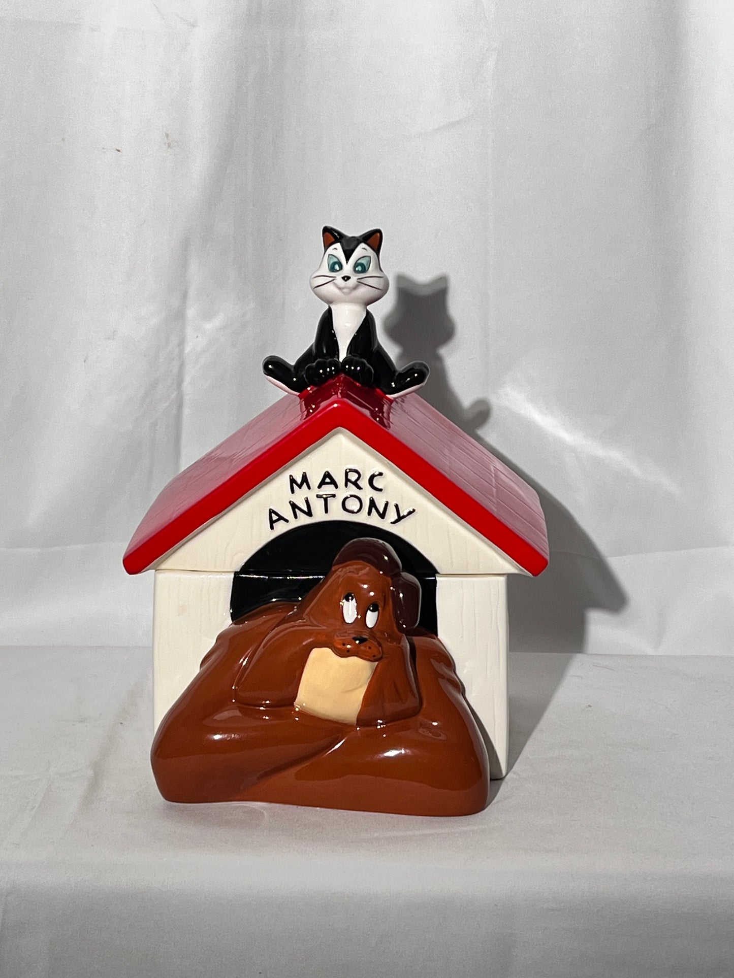 Marc Antony & Pussyfoot- 13” Cookie Jar - Looney Tunes- Warner Brothers - 1995