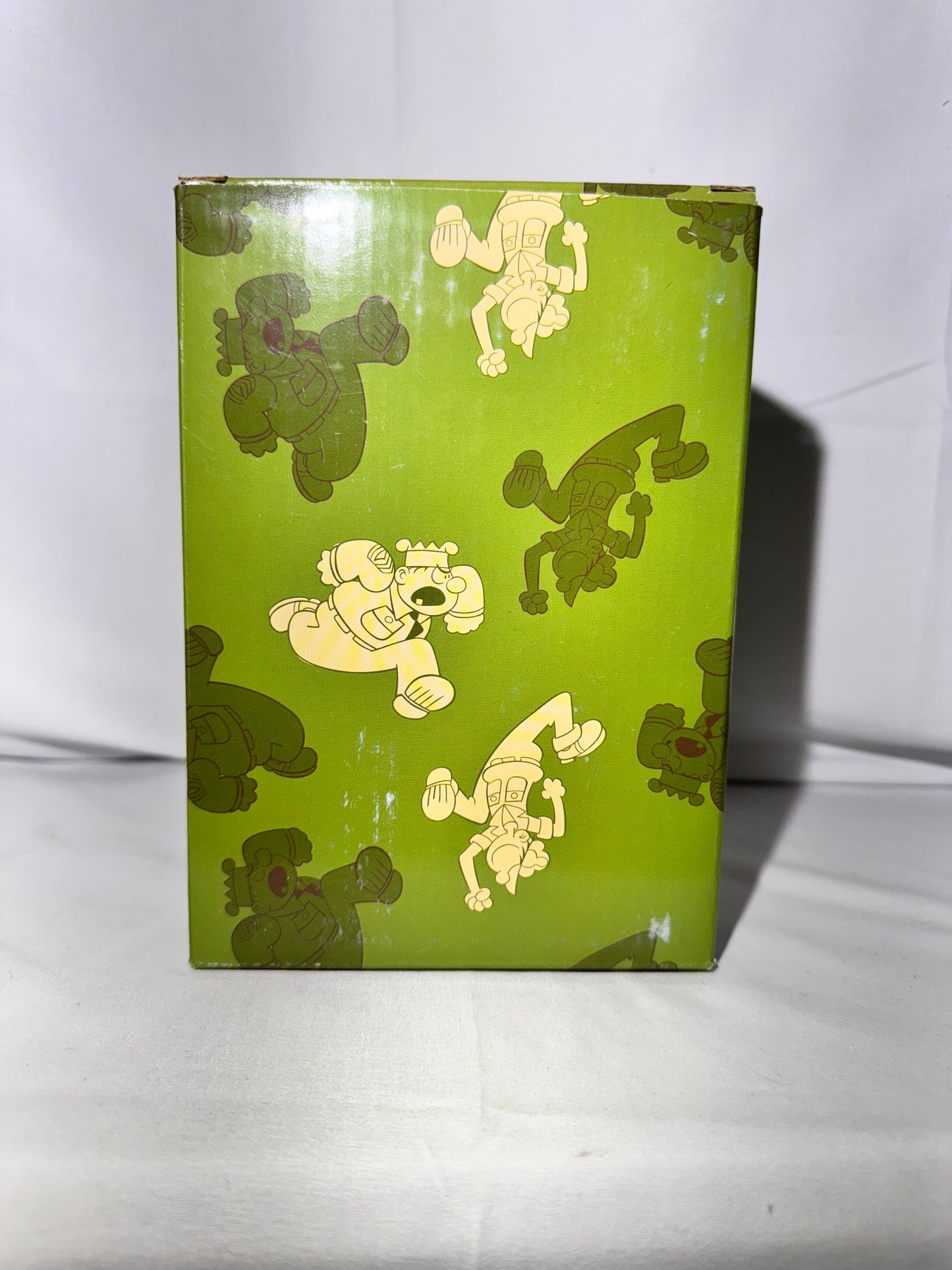 Beatle Bailey - ceramic music box-Sergeant Snorkel and his dog Otto ride in a tank - The Star Spangled Banner - Enesco - Comic -item number 686522