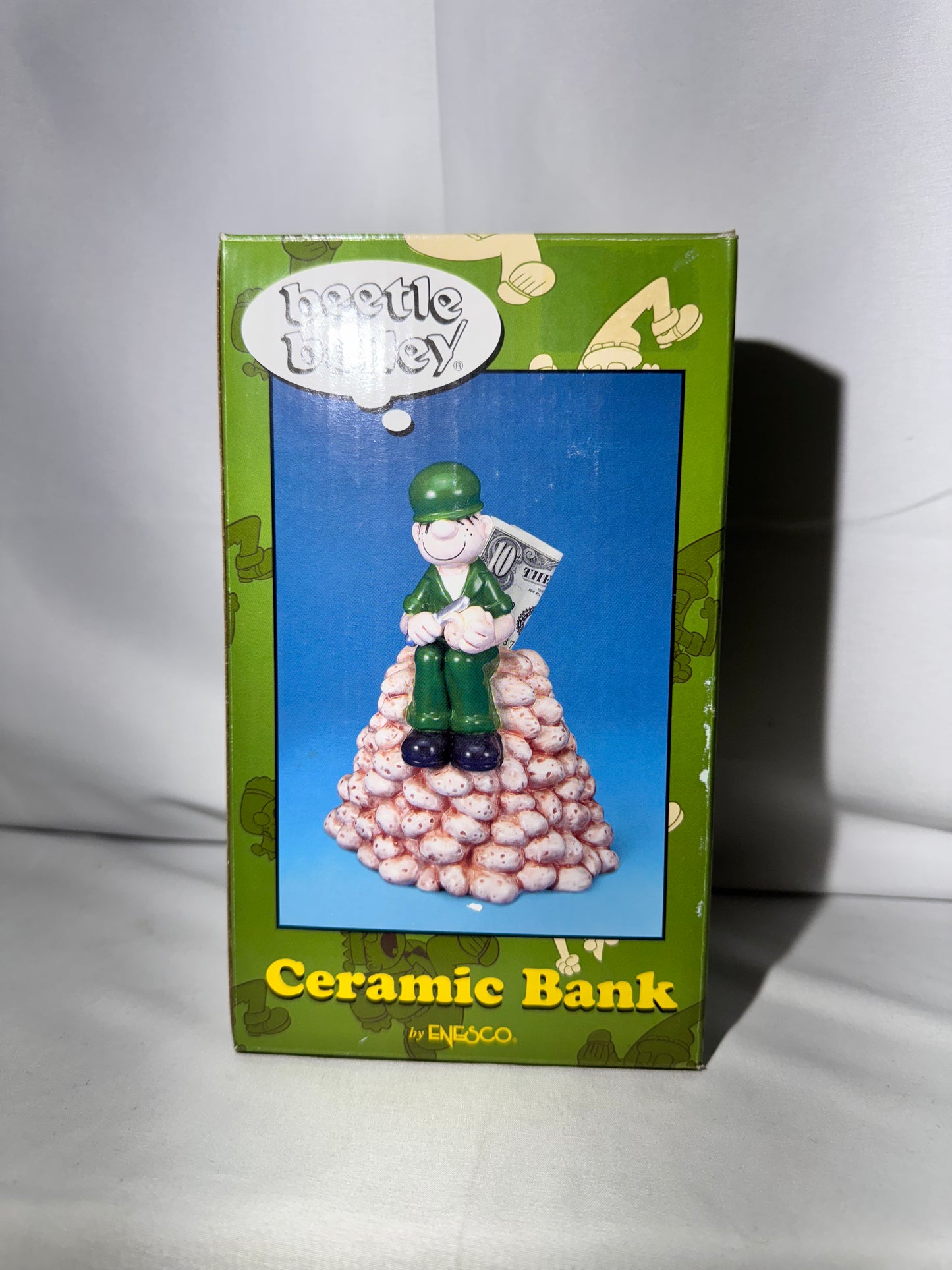 Beatle Bailey - ceramic bank -Enesco - Comic -item number 686484