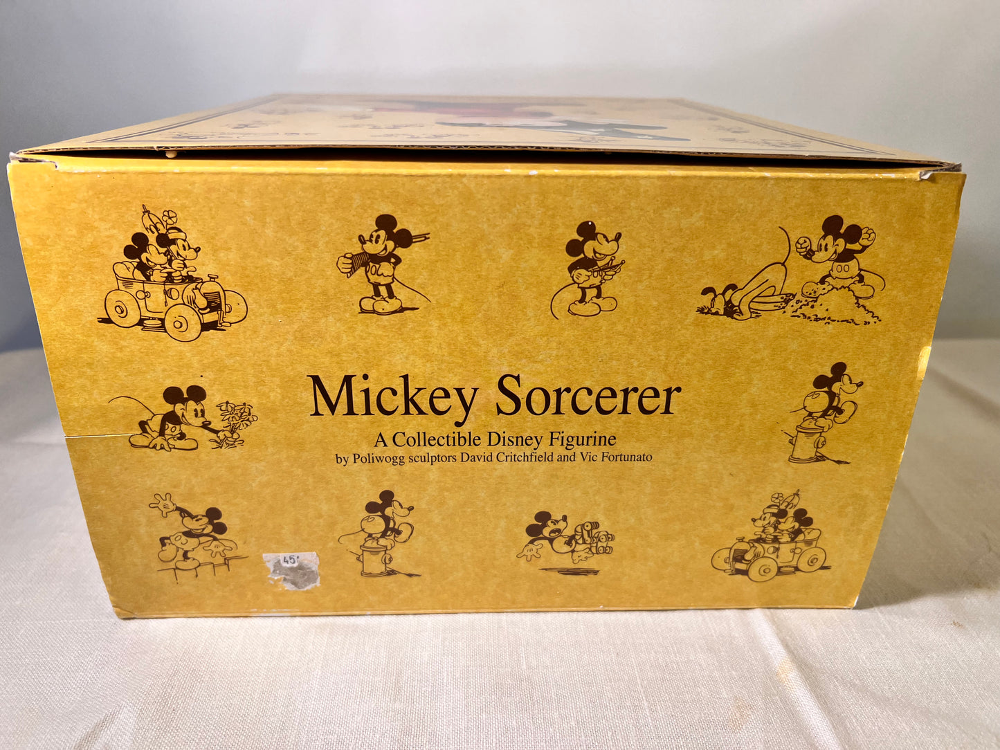 Mickey Sorcerer- Disney- the vintage years 1928-1948-10” figure-David Cricthfield- Vic Fortunato