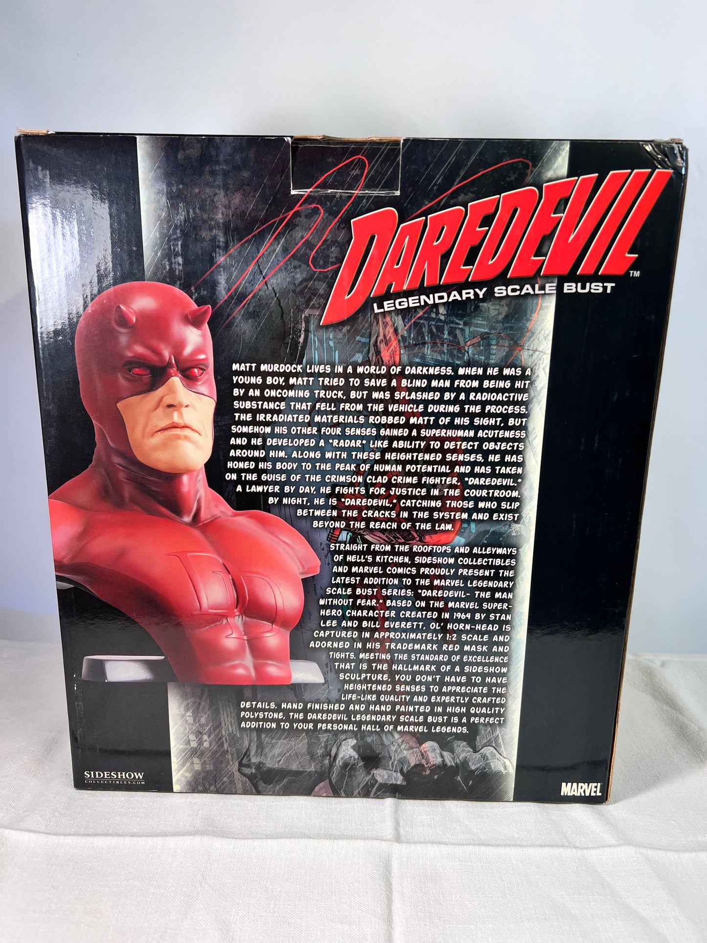 Daredevil Legendary Scale Bust- Yellow- Side Show-#062/300 -Marvel