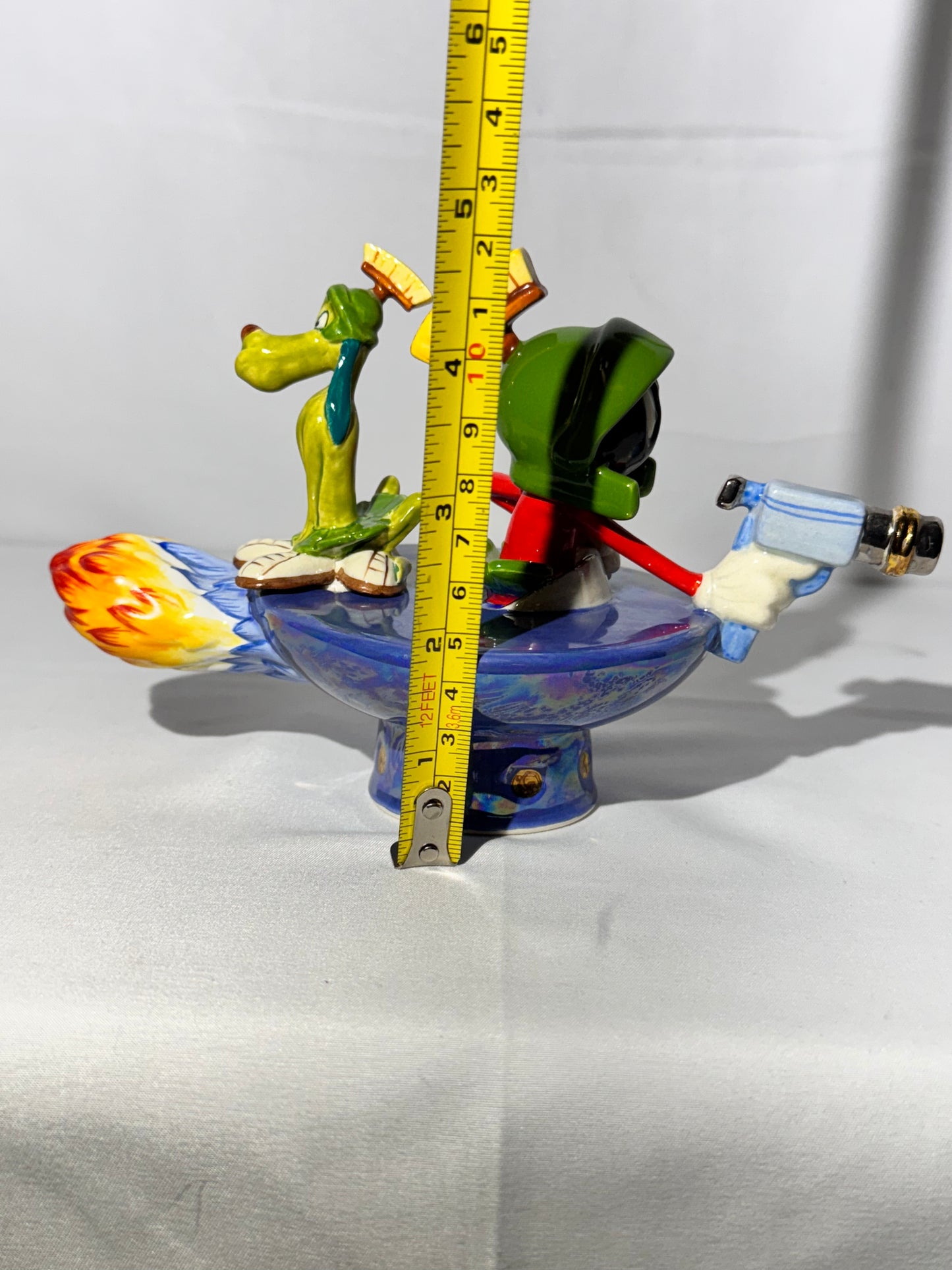 Marvin the Martian and K9 - Teapot - Marvin’s flying saucer- Limited Edition- 224/300 - Warner Brothers- Looney Tunes
