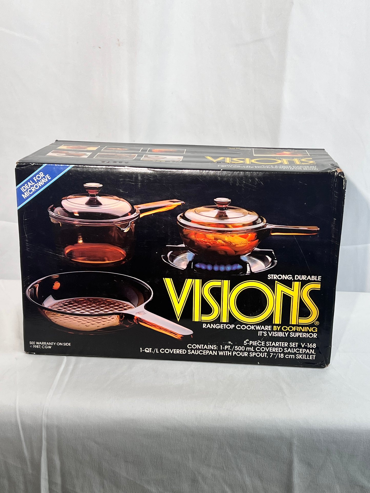 Visions - 5 piece starter set - amber - V-168 - Corning Cookware