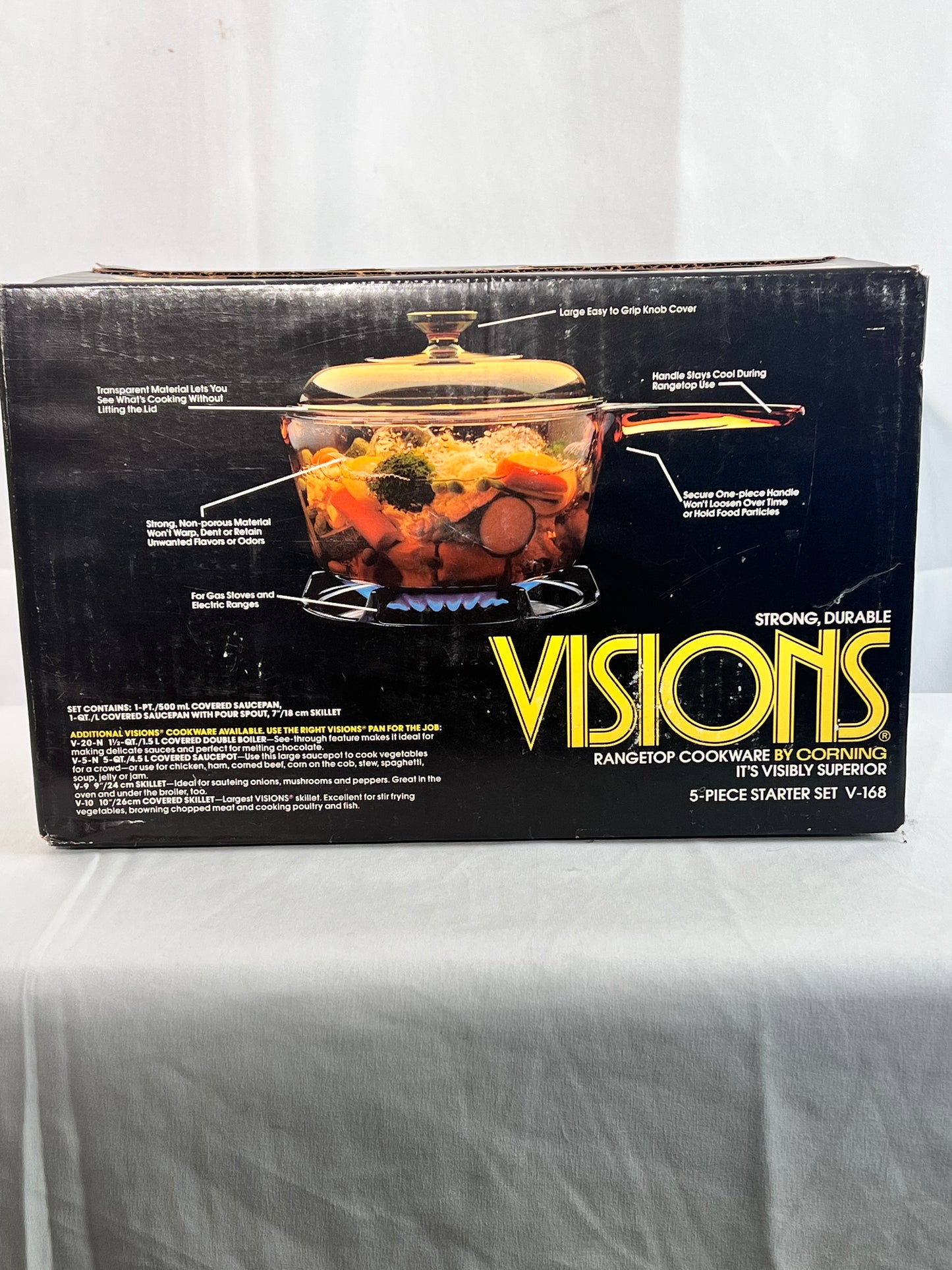 Visions - 5 piece starter set - amber - V-168 - Corning Cookware