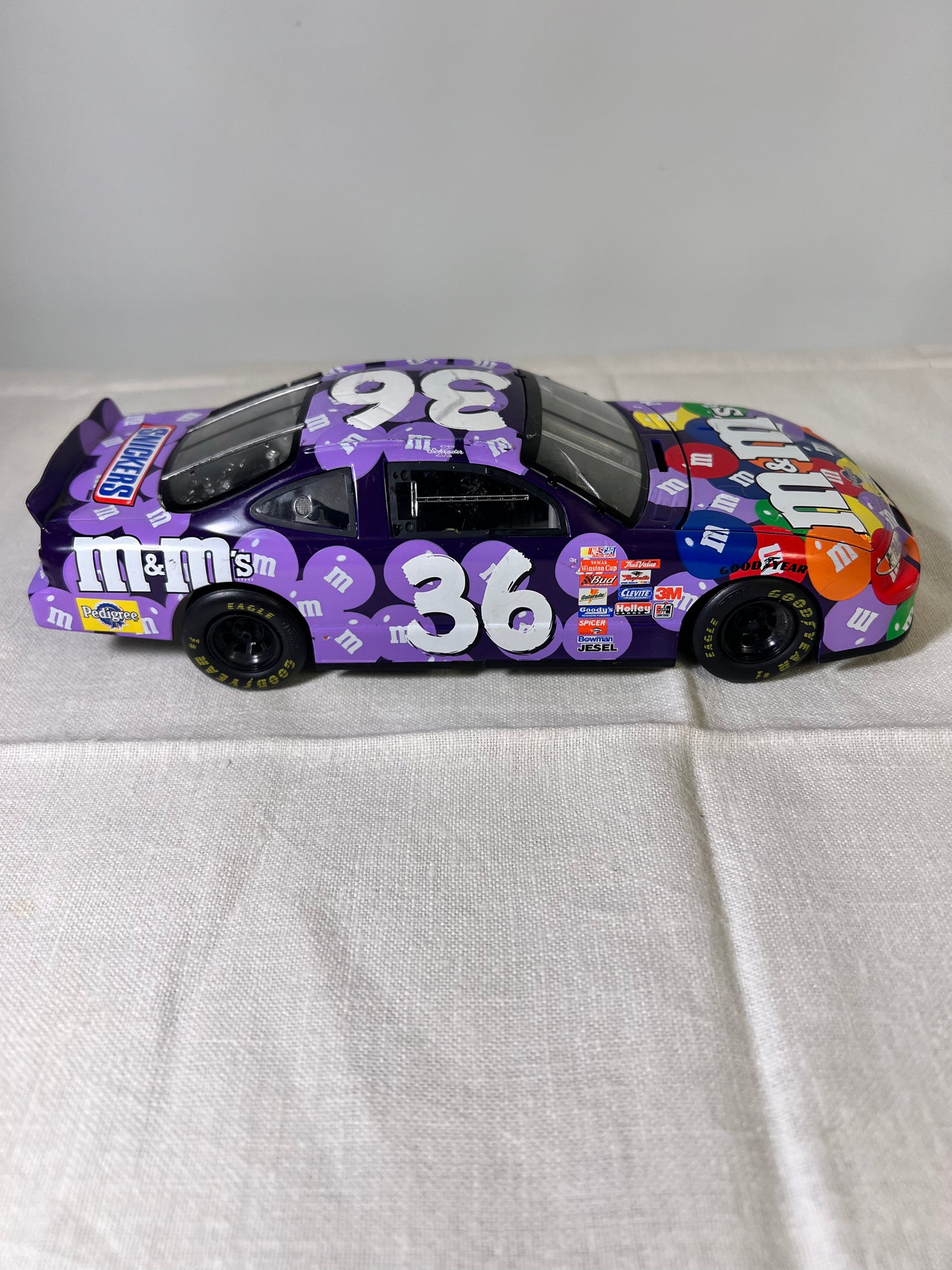 M&M’s team- Die Cast Car-purple-#36-Pontiac- Grand Prix-2002-NASCAR