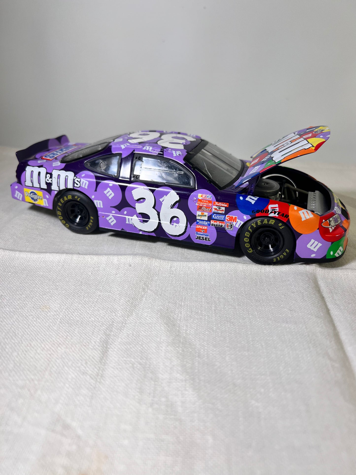 M&M’s team- Die Cast Car-purple-#36-Pontiac- Grand Prix-2002-NASCAR